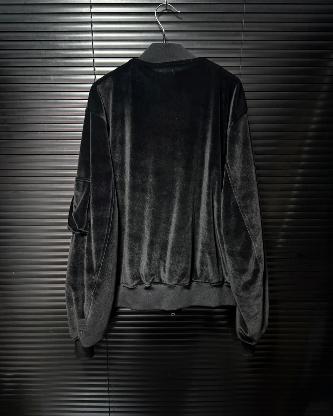 프리즘웍스 벨벳 벨루어 ma-1 ma1 항공 점퍼 바시티 봄버 블루종 L 상품이미지4