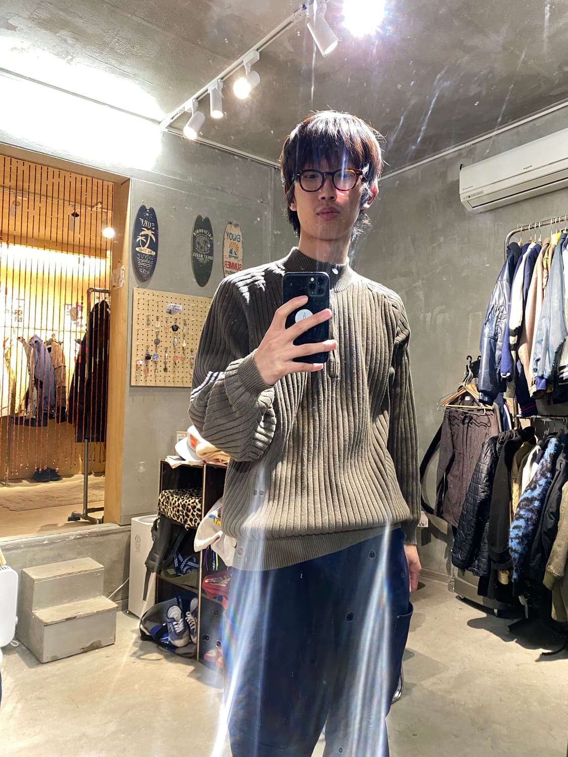 아디다스 케이블디테일 니트 상품이미지2