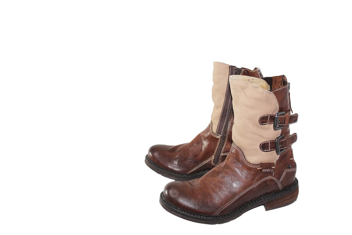 MANAS 엔지니어드 레더 부츠 상품이미지1