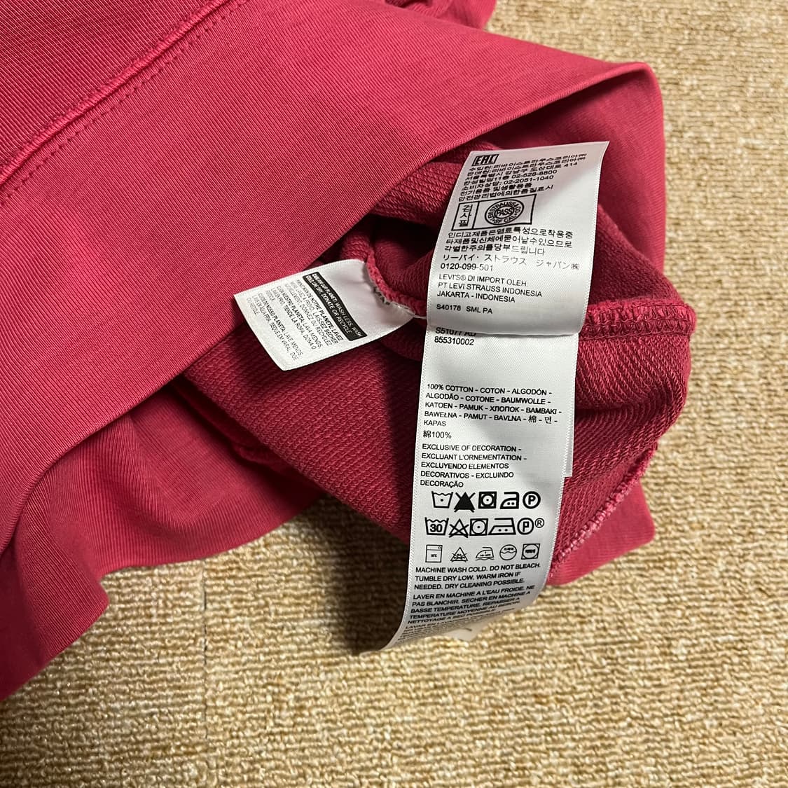 리바이스 맨투맨 상품이미지3