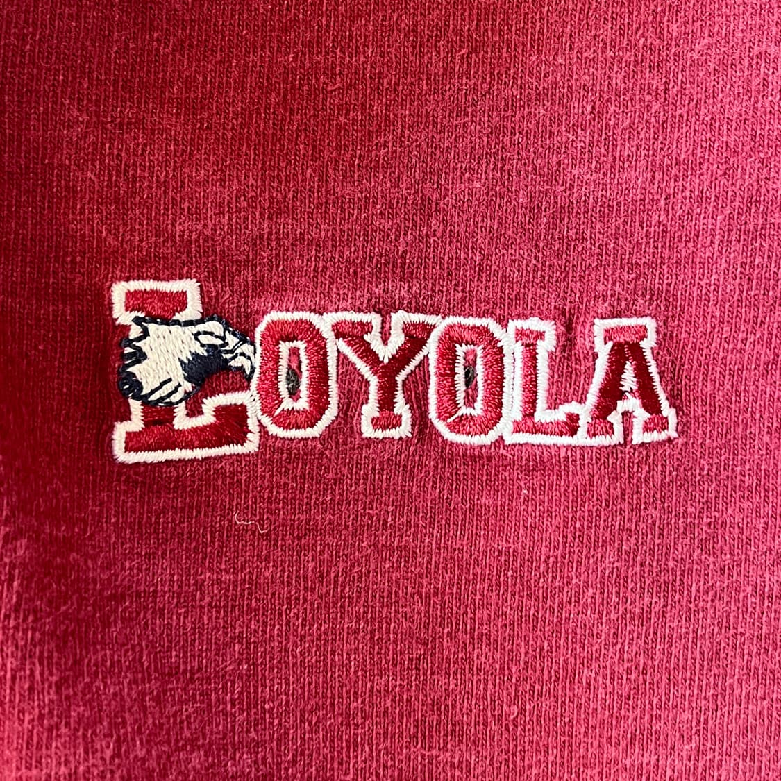 S) 90s 바바리안 Made in Canada 럭비 셔츠 레드  상품이미지3