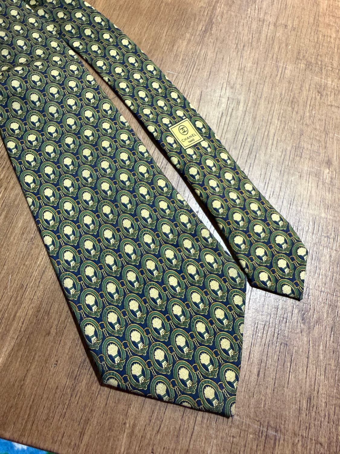 CHANEL 샤넬 silk 100% tie 상품이미지4