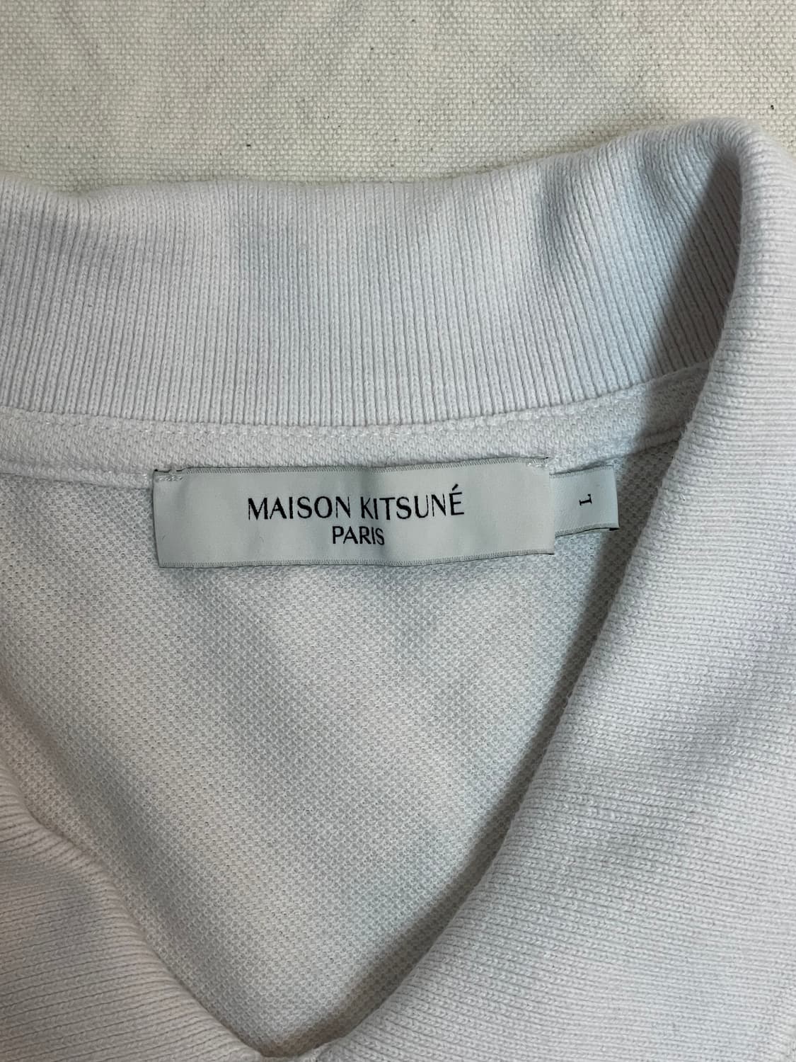 메종키츠네 카라 반팔티 상품이미지5