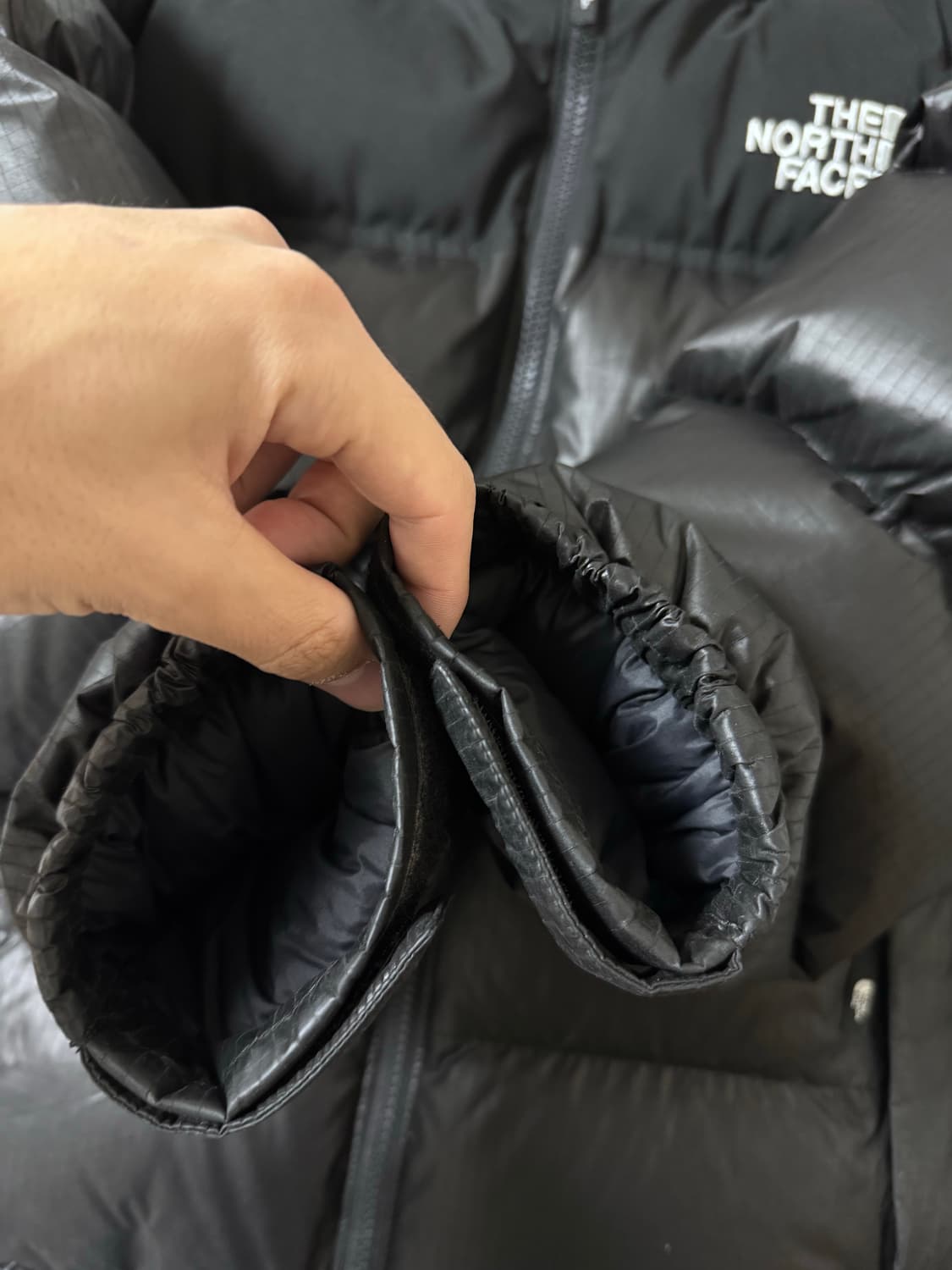 노스페이스 화이트 라벨 노벨티 눕시 다운 자켓 블랙 상품이미지7