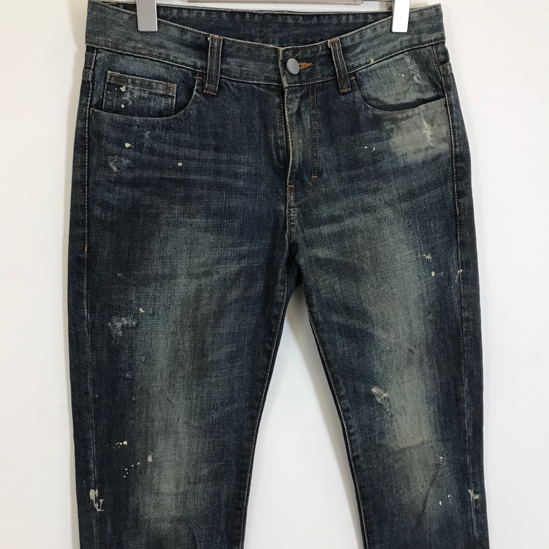 우영미 WOOYOUNGMI 오일 워싱진 [30인치] 상품이미지2