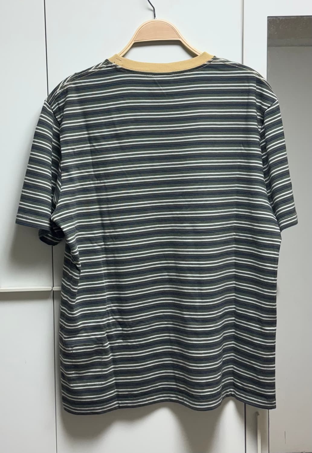 카키스 보더 S/S 티 바크 M사이즈 상품이미지4