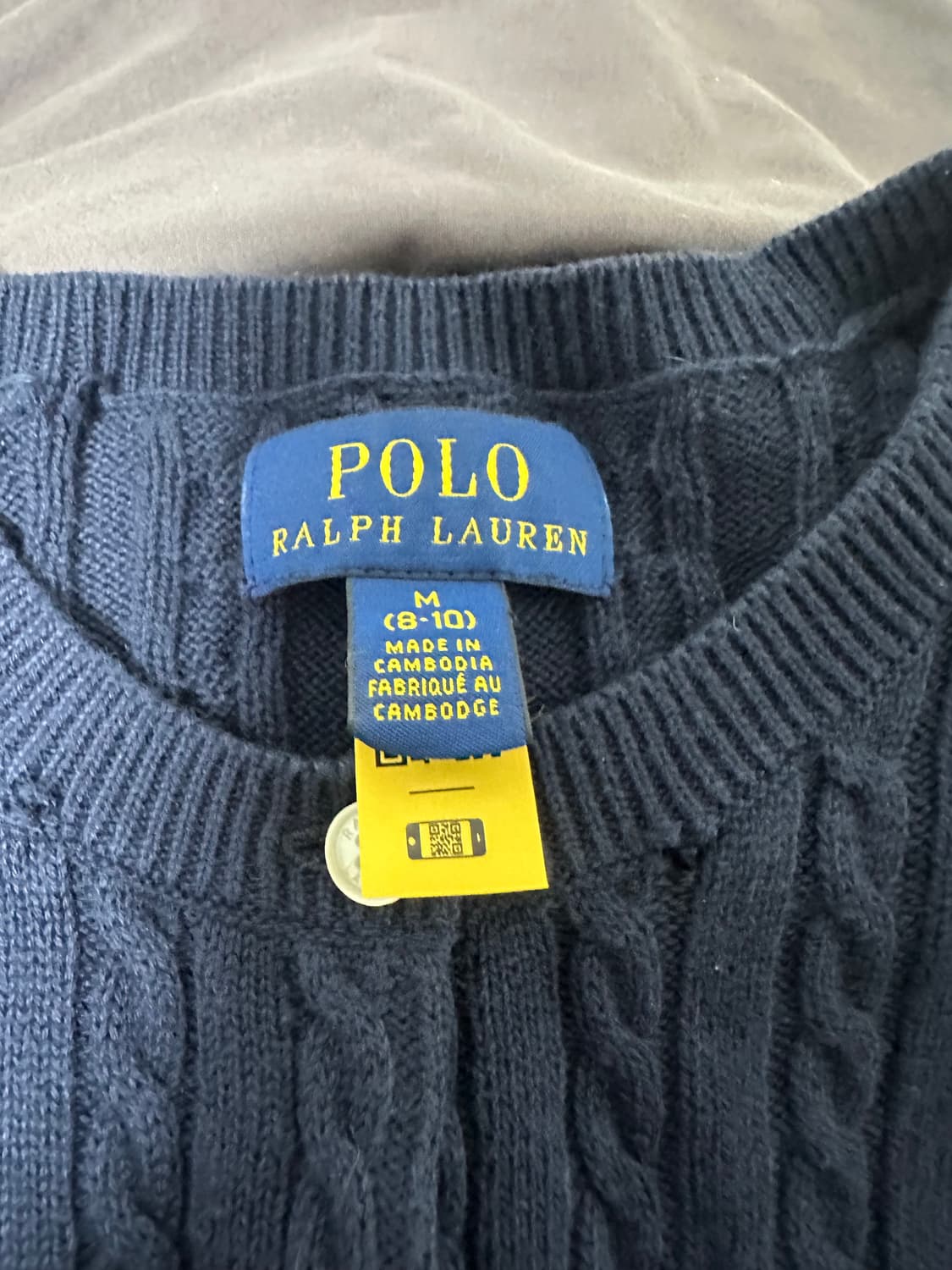 폴로 케이블 가디건 상품이미지2