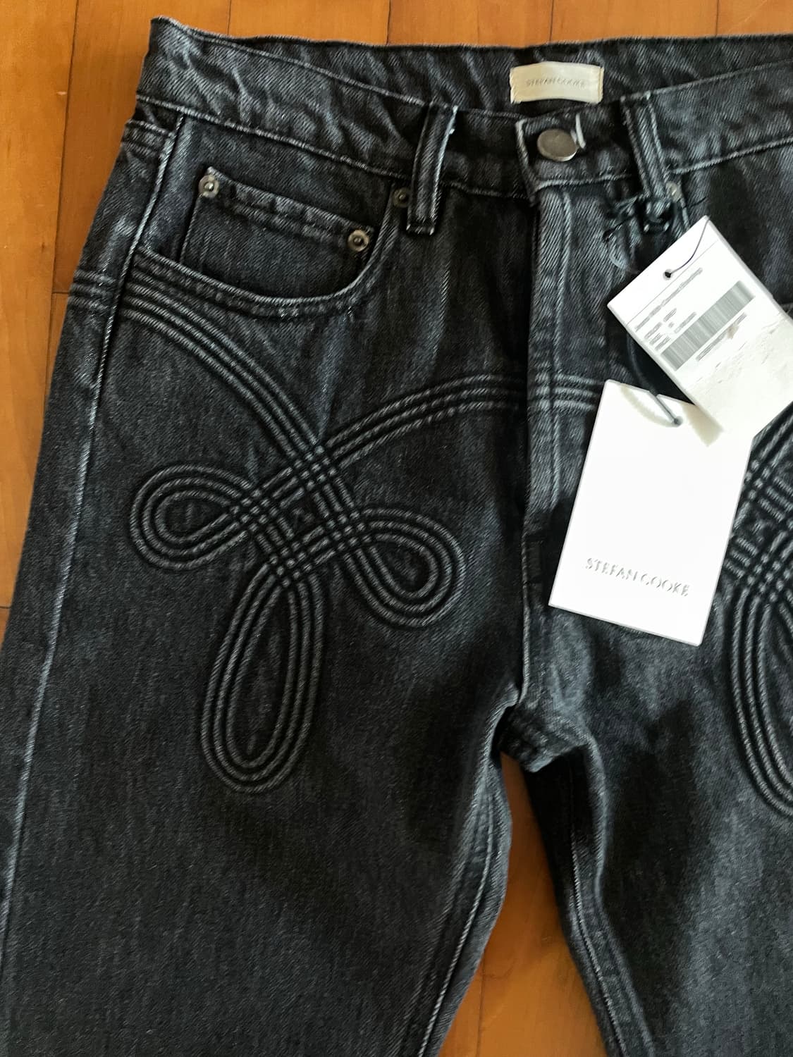 스테판쿡 코디드 브레이딩 데님 그레이 S 상품이미지4