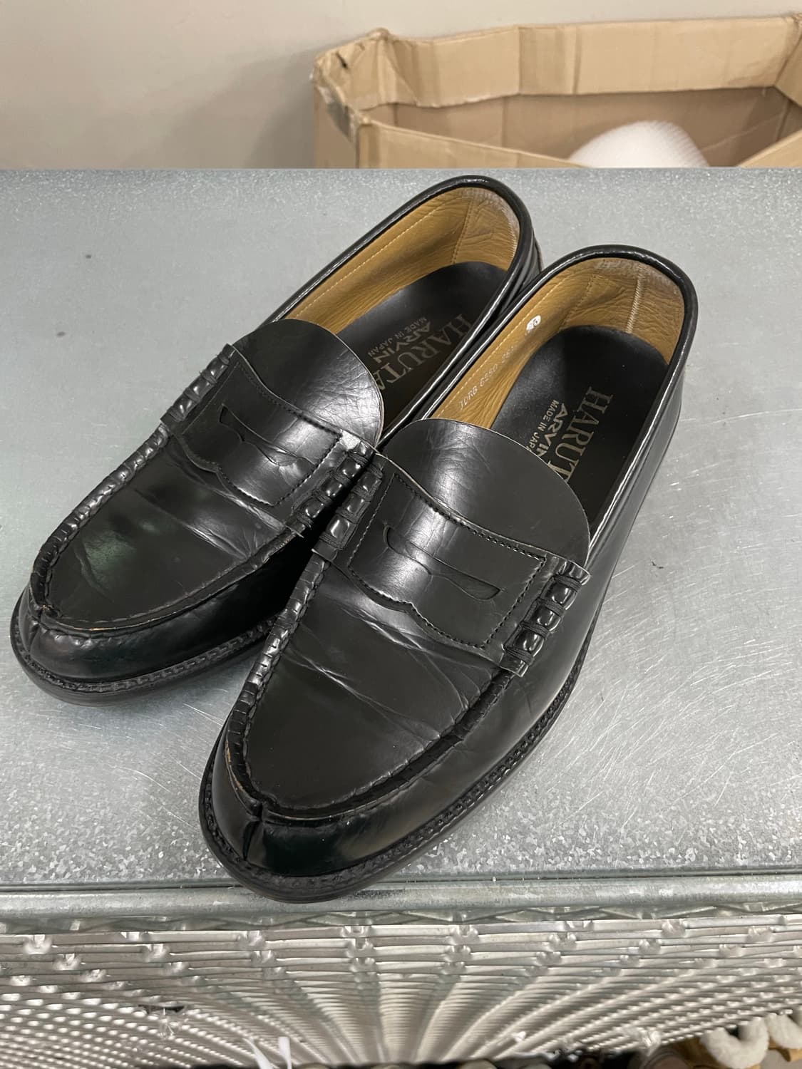 하루타 페니 로퍼 블랙 265 상품이미지2