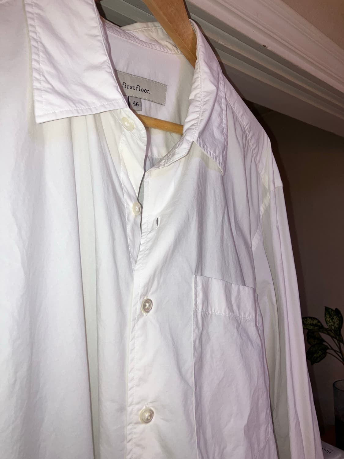 firstfloor 흰색 기본 셔츠 상품이미지2