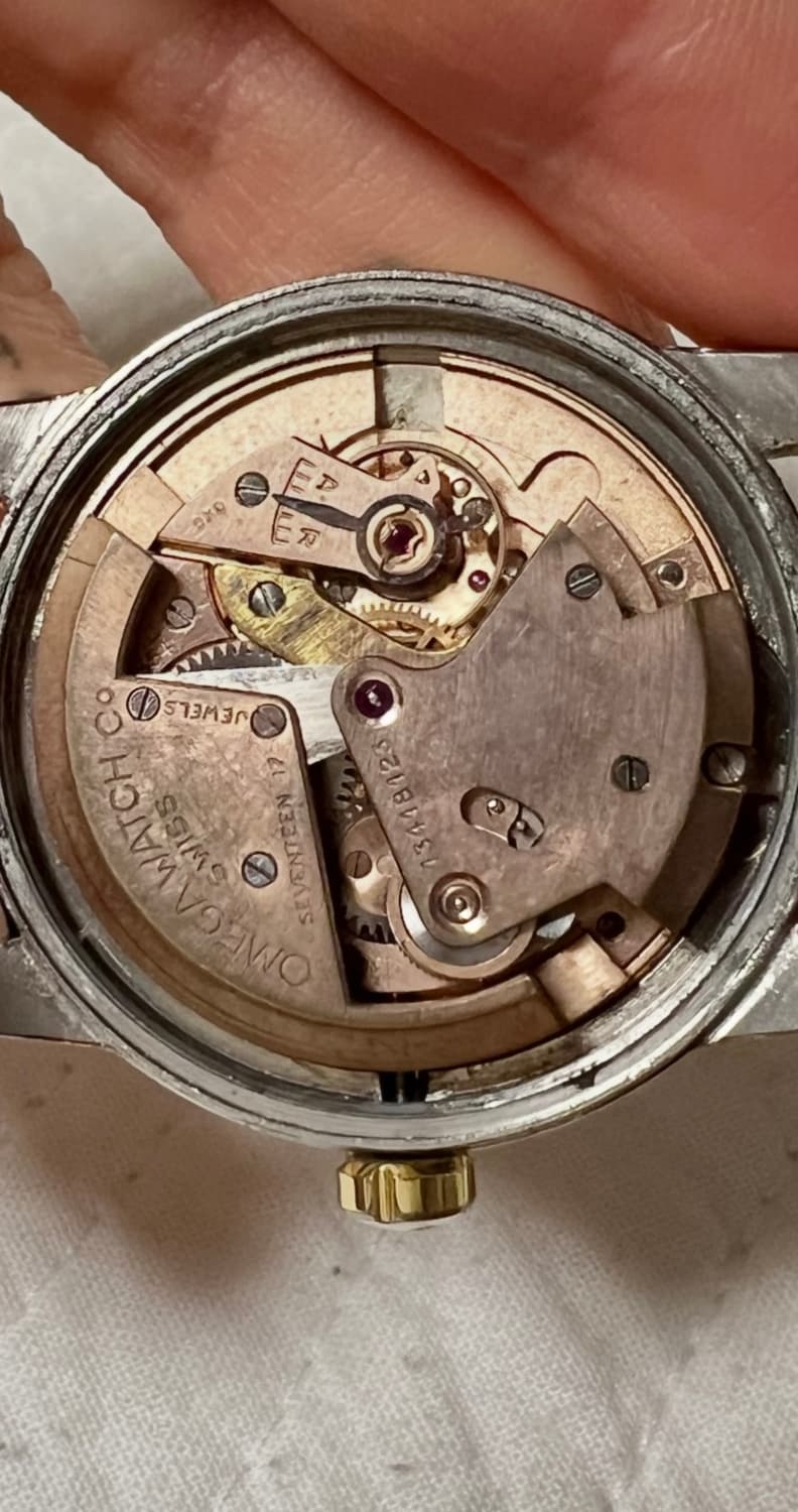 오메가 망치무브 씨마스터 드빌 더블네임 골드캡 오토매틱 상품이미지6