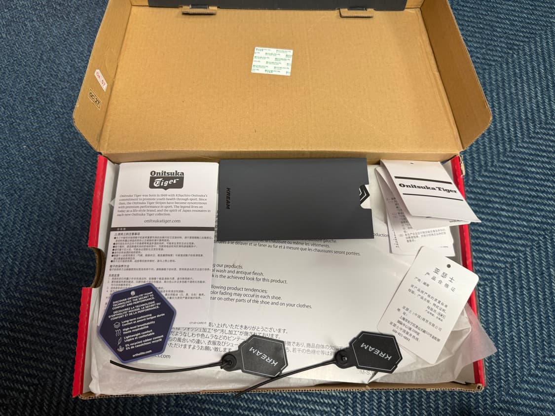 오니츠카타이거 멕시코66 빈티지 화이트 블랙 270 상품이미지6