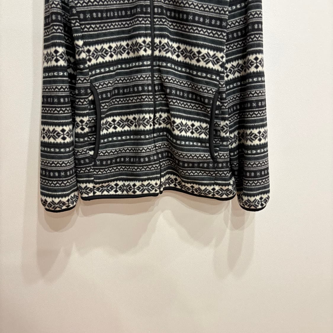 유니클로 노르딕 패턴 후리스 집업 자켓 L 상품이미지2