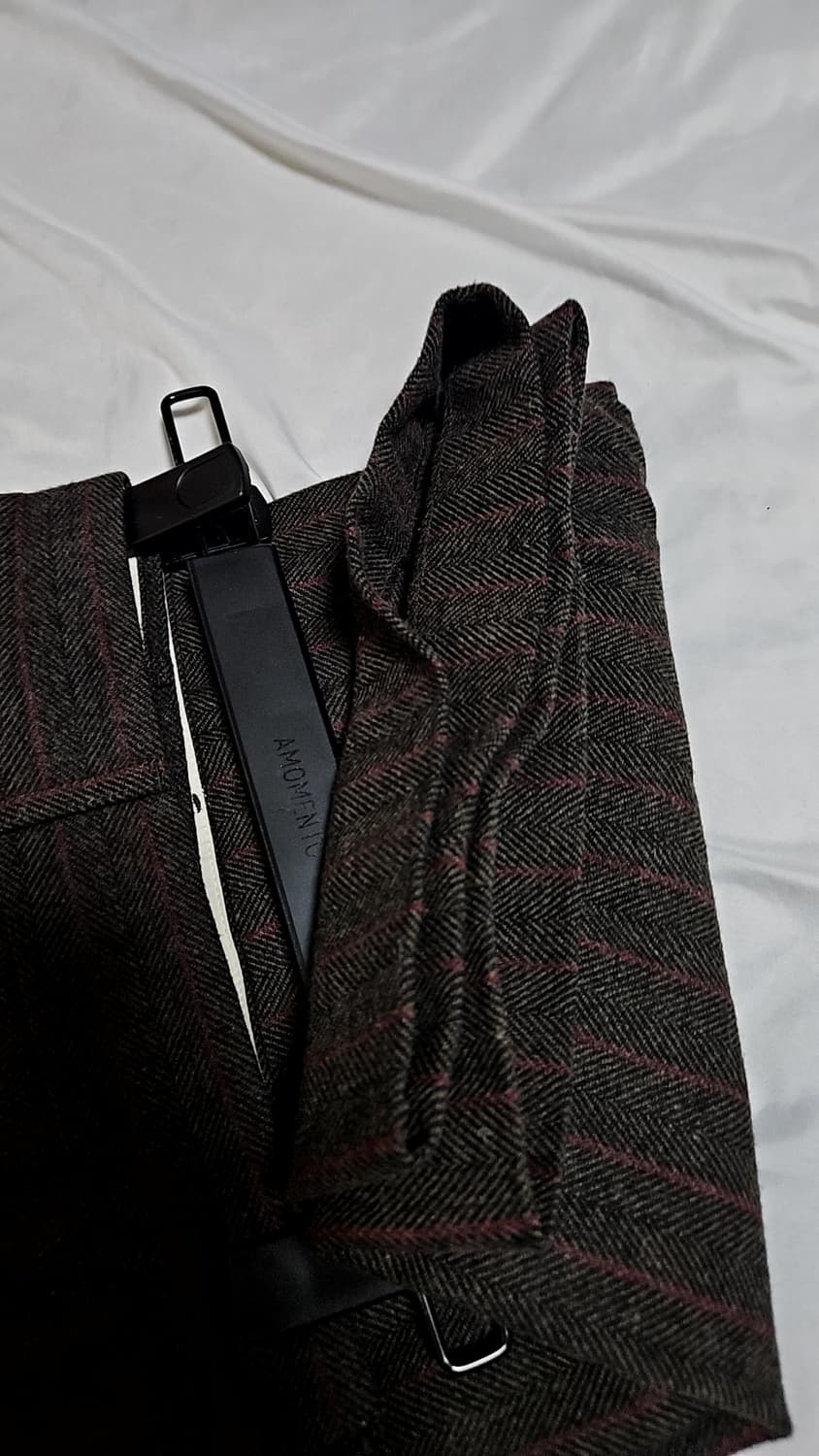 아모멘토 23FW 울 마틴 스트라이프 셋업 판매 상품이미지6