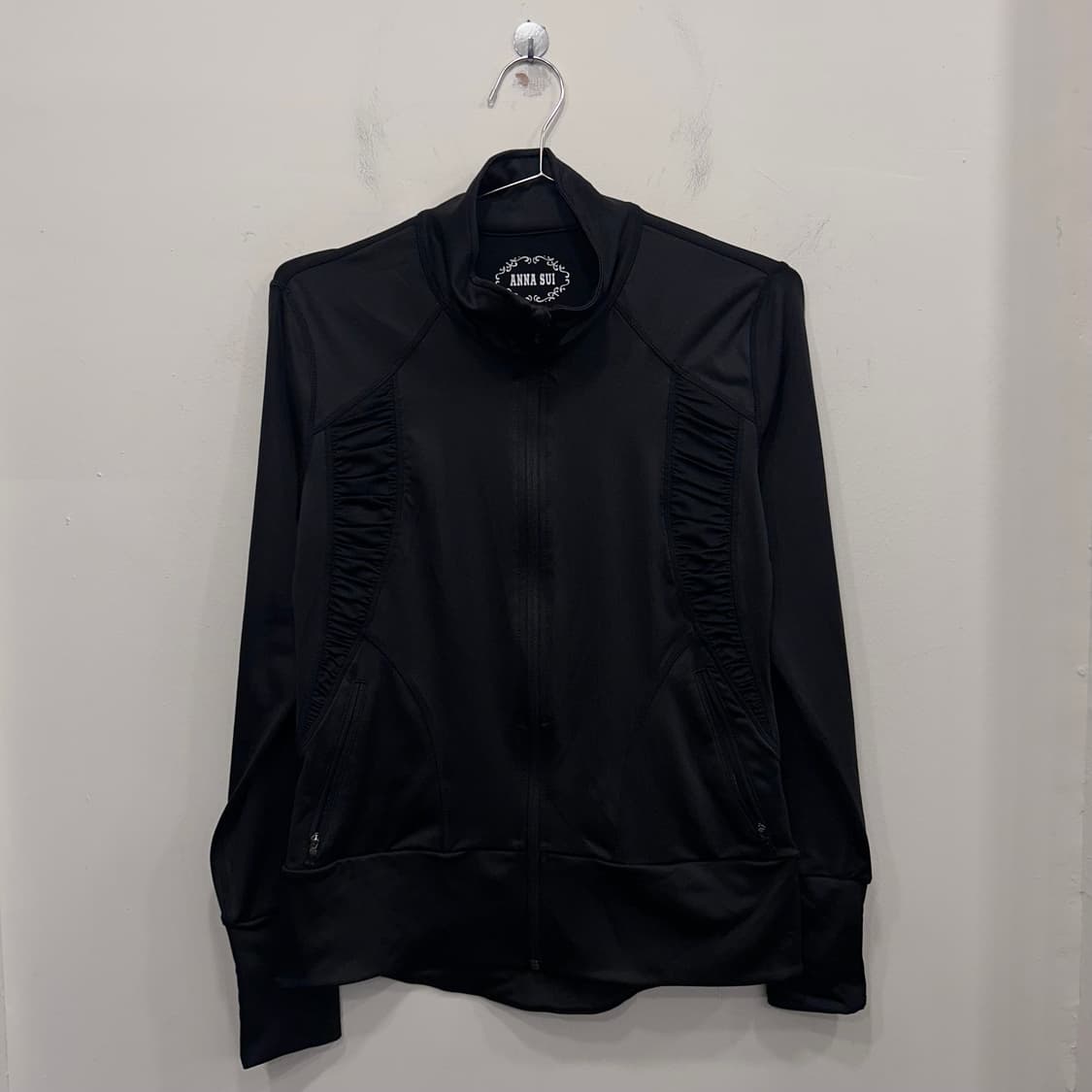 안나수이 스판코튼 셔링 집업 져지 상품이미지2