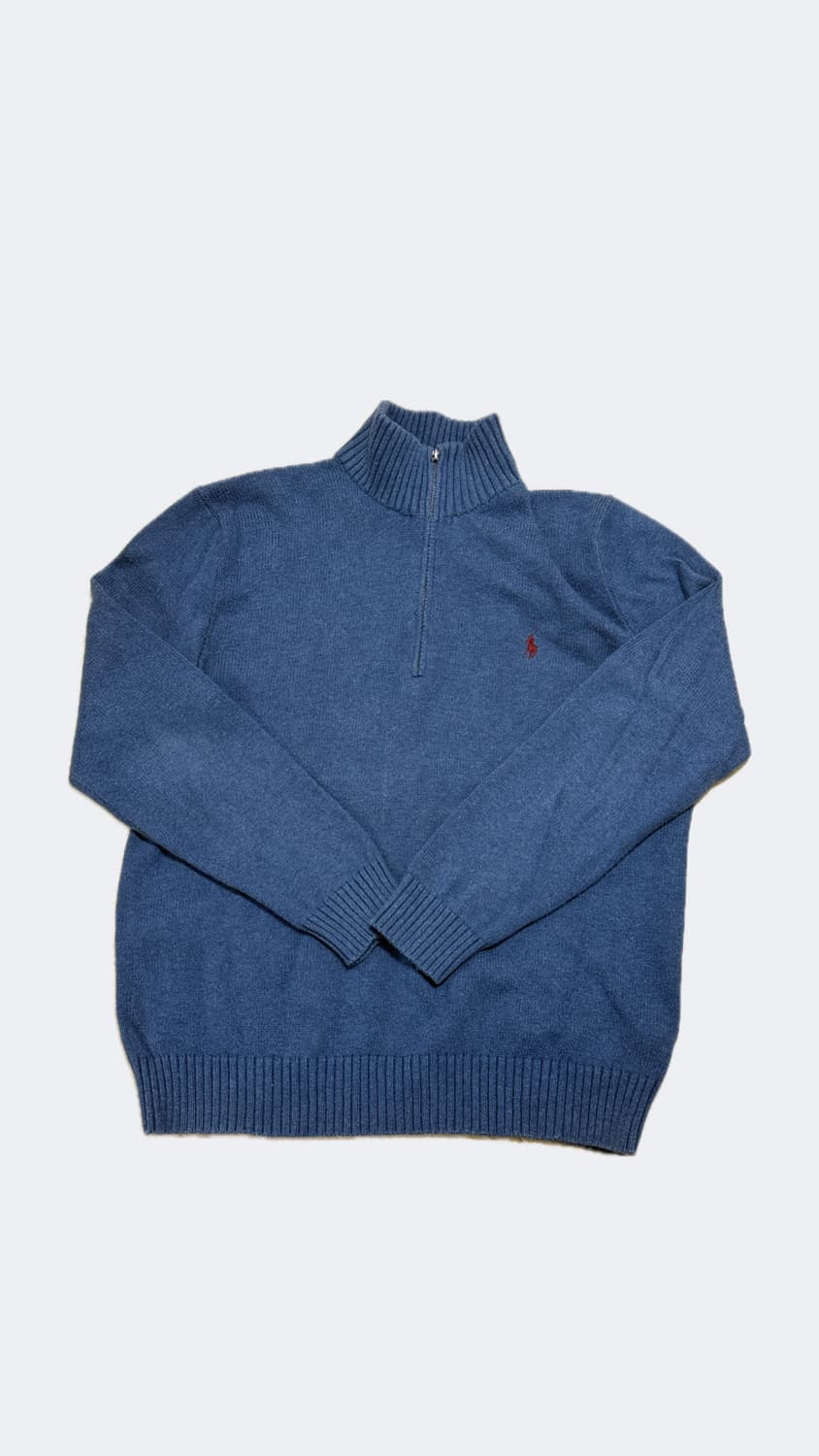 폴로 랄프로렌 빈티지 하프집업 니트 상품이미지1