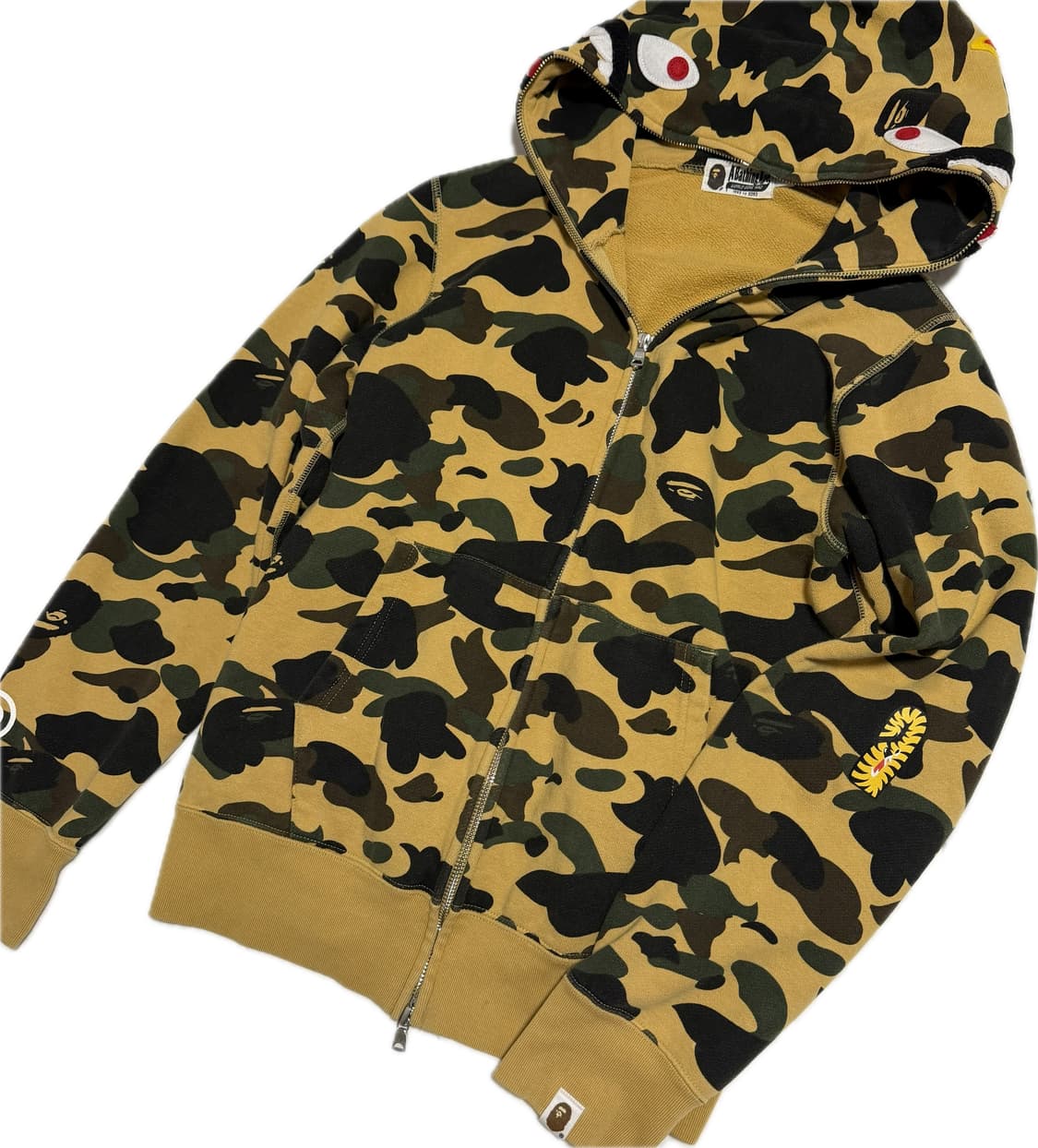 베이프 ponr 황계 사크 후드집업 상품이미지1