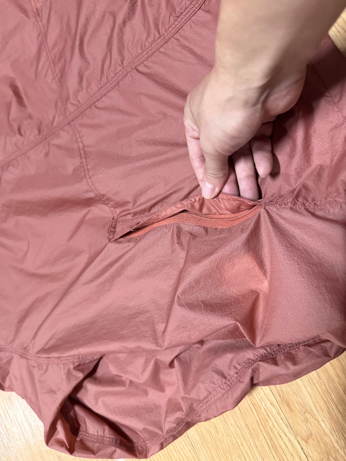 노스페이스 퍼플라벨 바람막이 나일론 립스탑 필드 아노락 자켓 상품이미지5