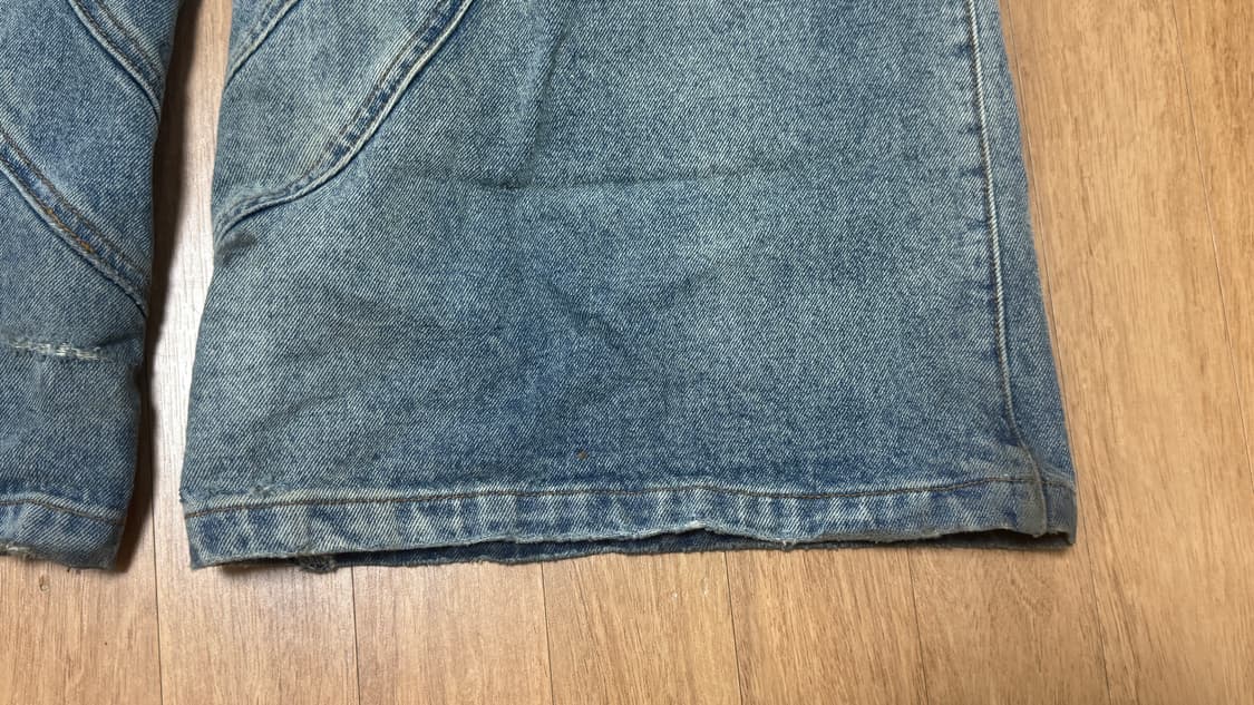 (릴테카 착용) 노페이스 스튜디오 웨이브 빈티지 데님 m 상품이미지5