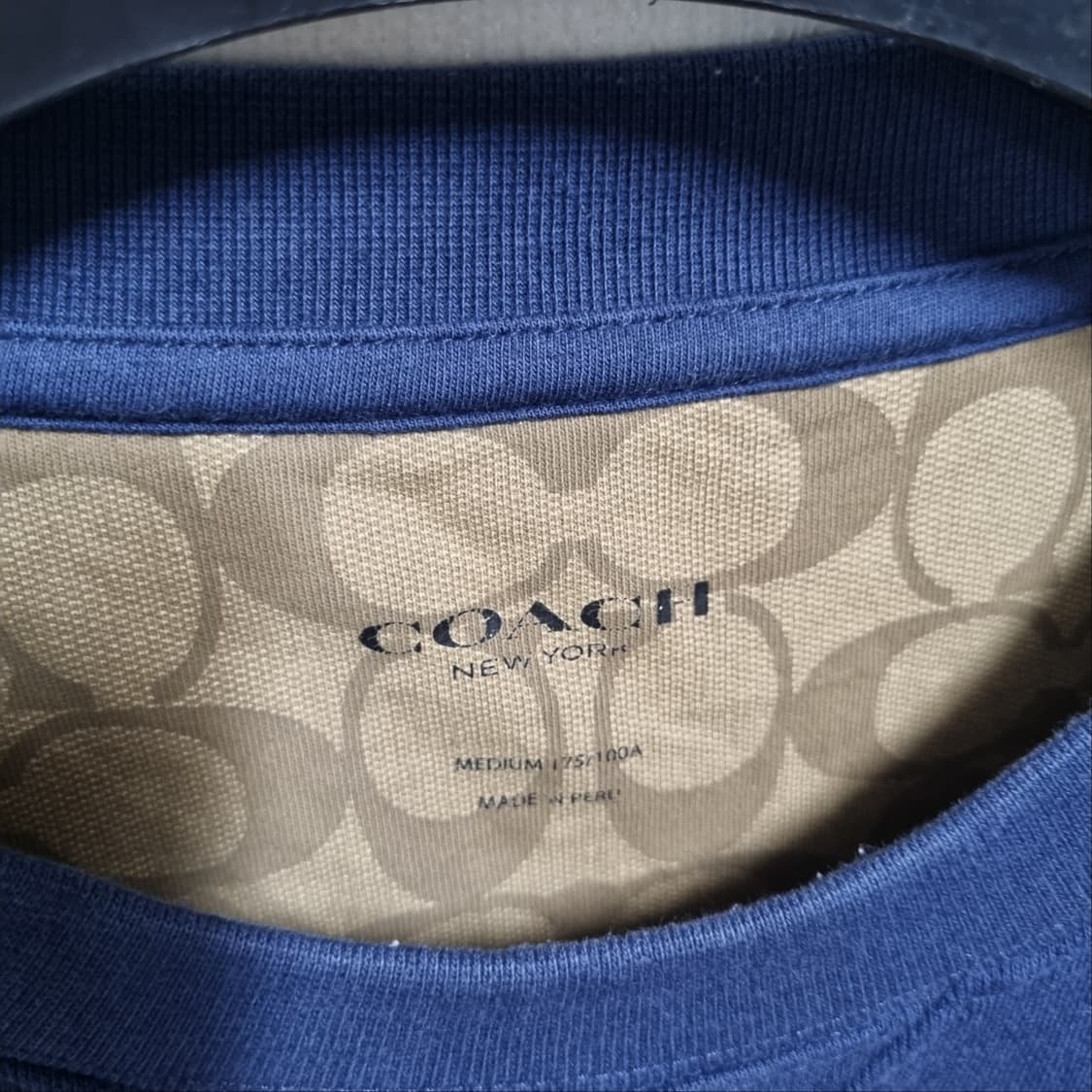 ( 100 ) 코치 coach 네이비 사이드 레터링 맨투맨 상품이미지5