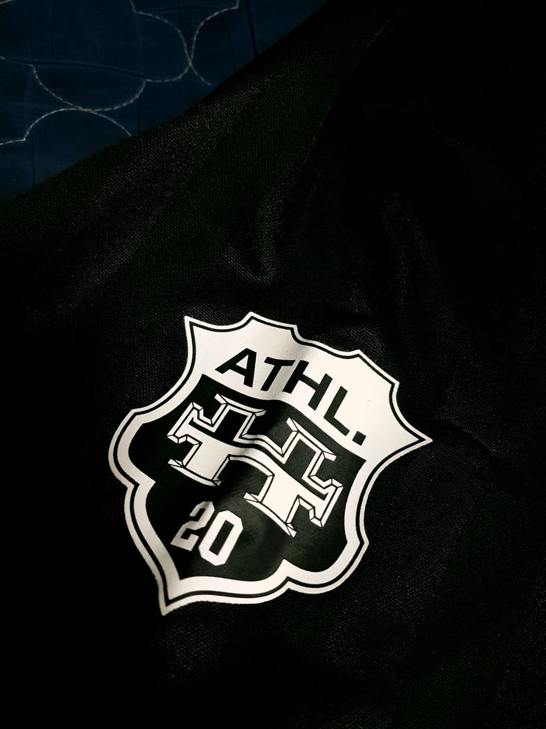 (25ss) HDEX 빅토리 스트라이프 카라 숏 슬리브 블랙 (2XL) 상품이미지4