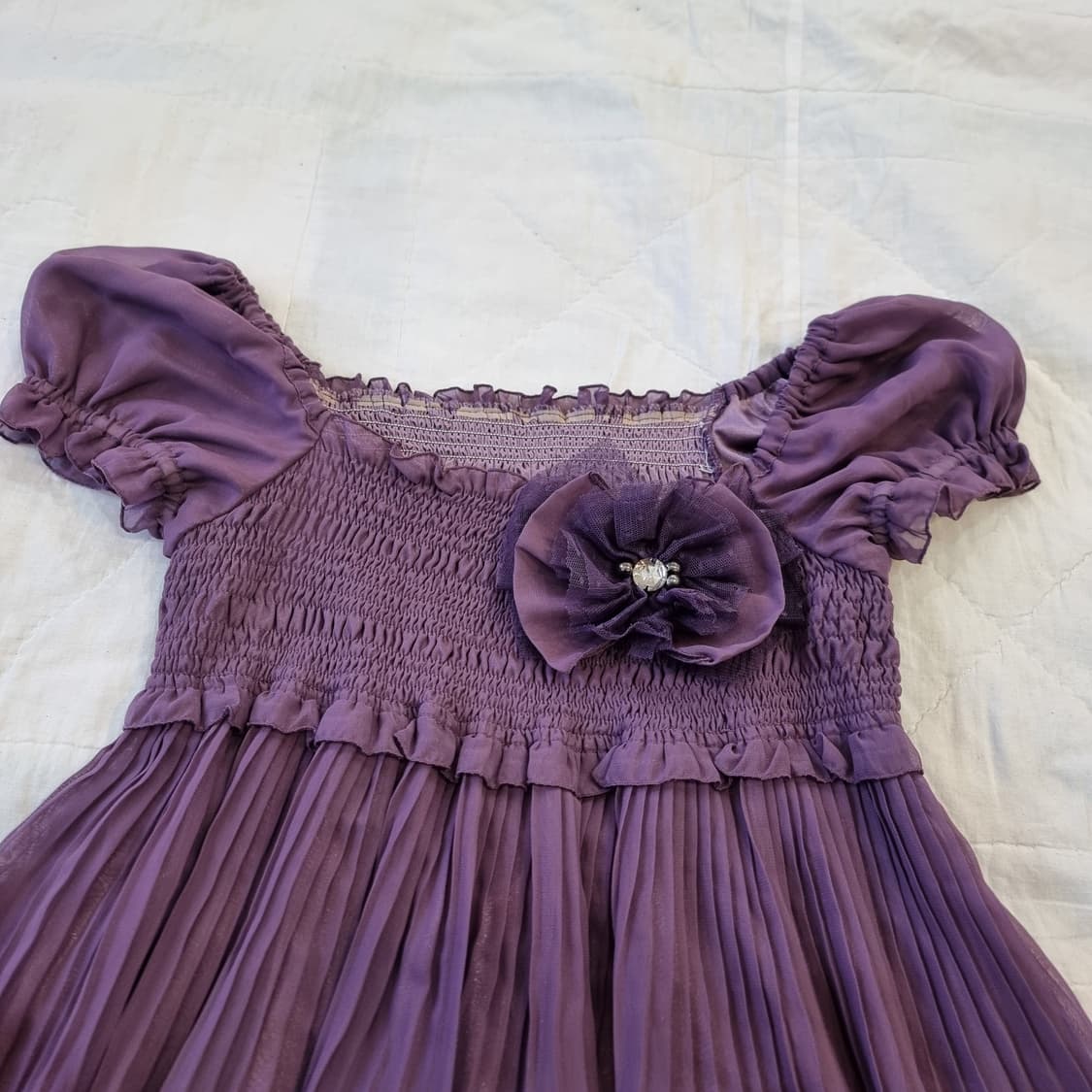 axes femme 퍼플 로맨틱 셔링 원피스 상품이미지6