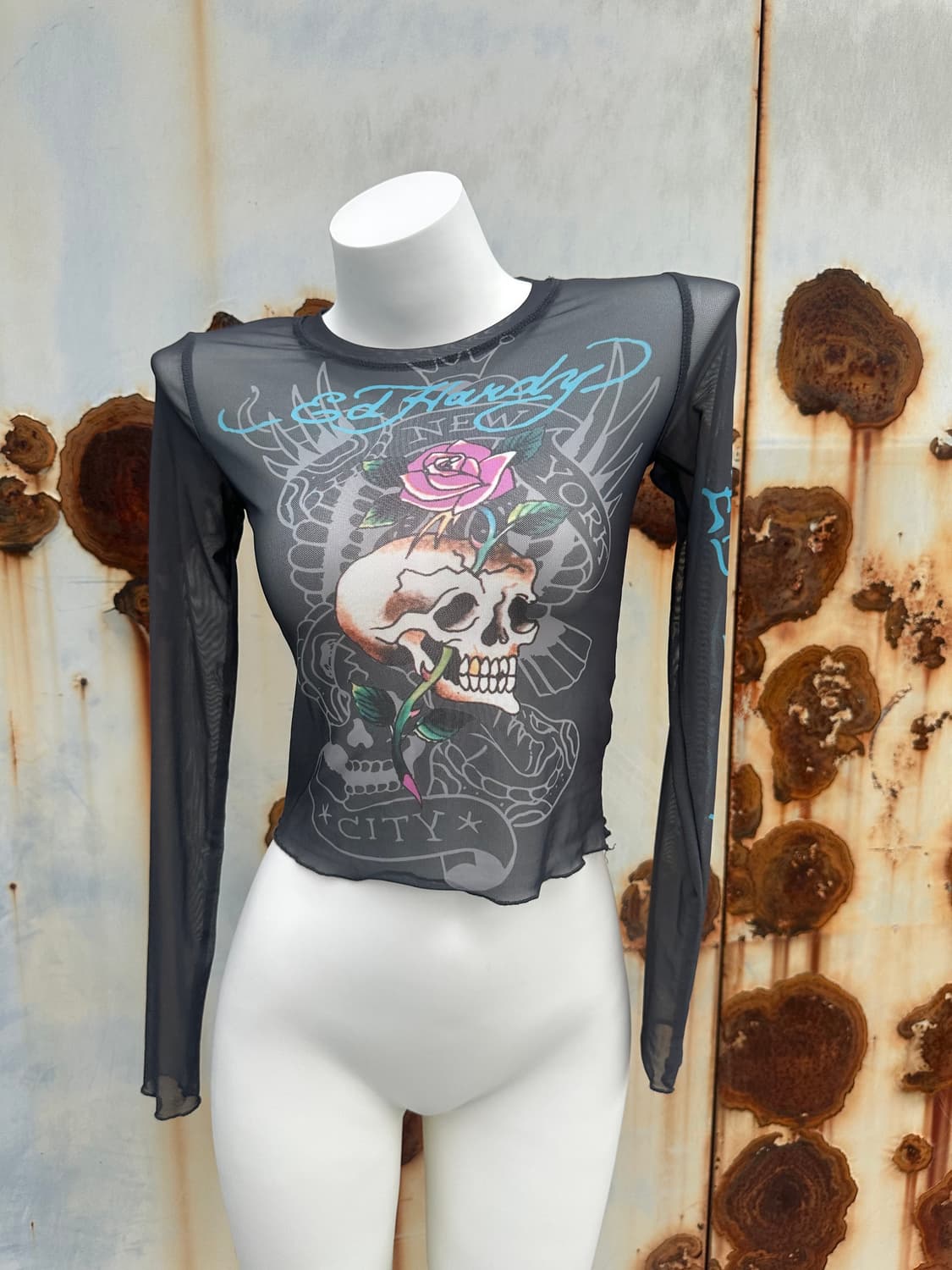 🎸Ed hardy 씨스루 롱슬리브🎸 상품이미지5