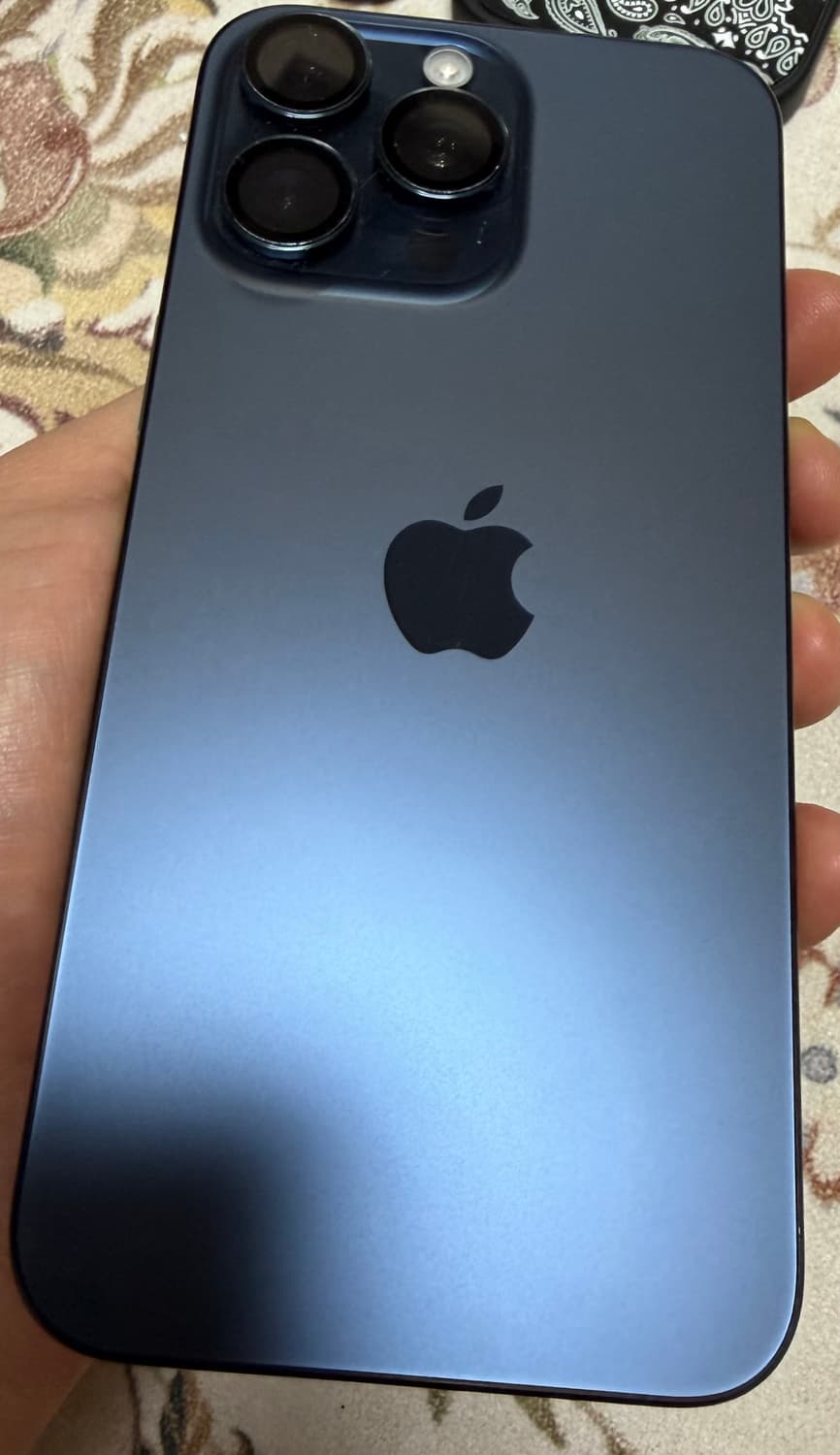 아이폰 15 프로맥스 블루 티타늄 256g 풀박스 상품이미지2