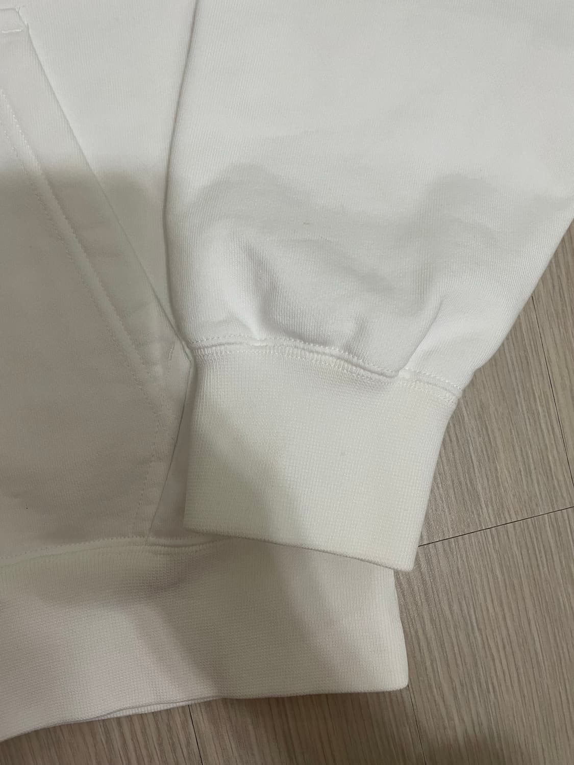 나이키 NGR 솔로 스우시 플리스 풀오버 후드티 화이트 상품이미지4