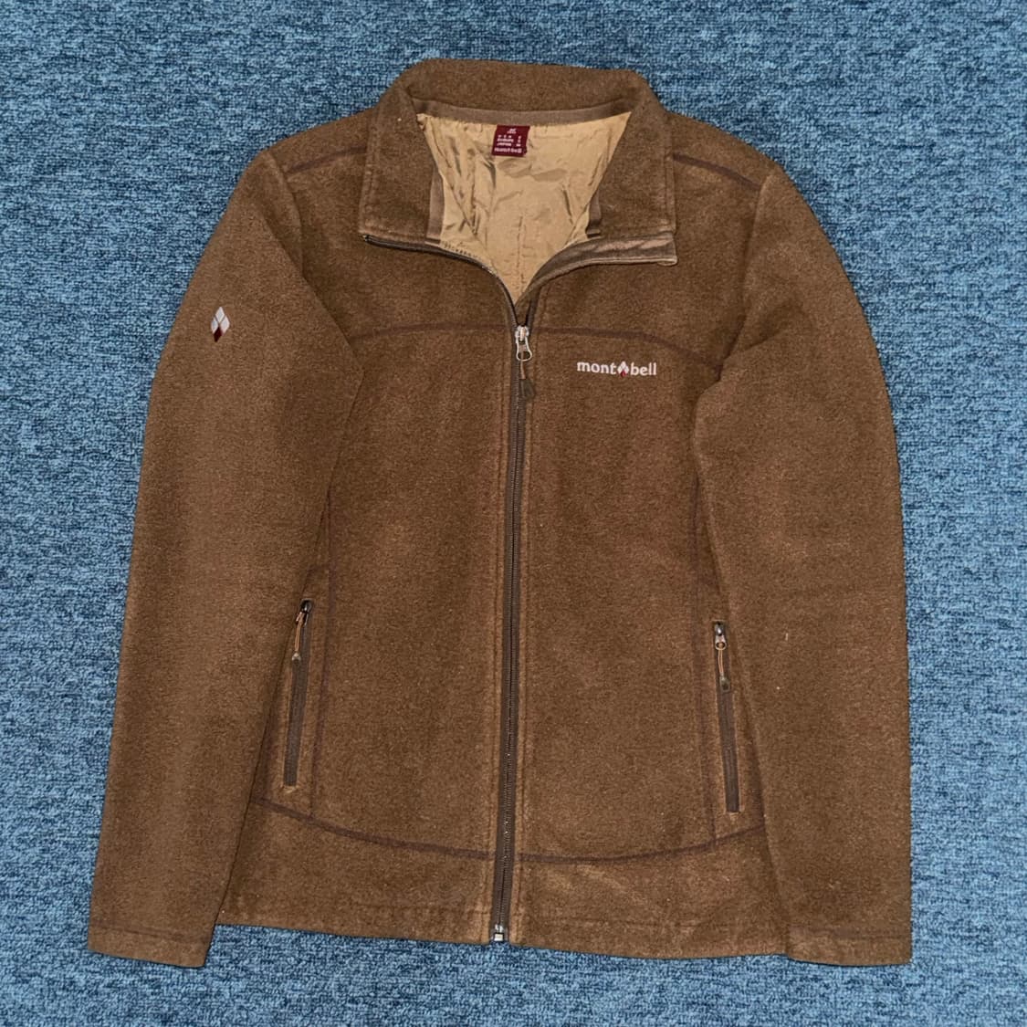 몽벨 브라운 플리스 후리스 M 상품이미지2