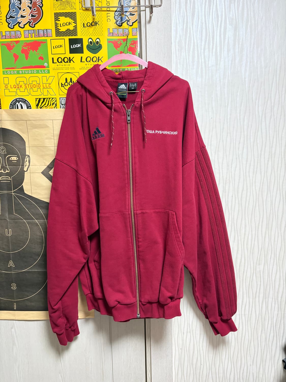 고샤 아디다스 후드집업 상품이미지1