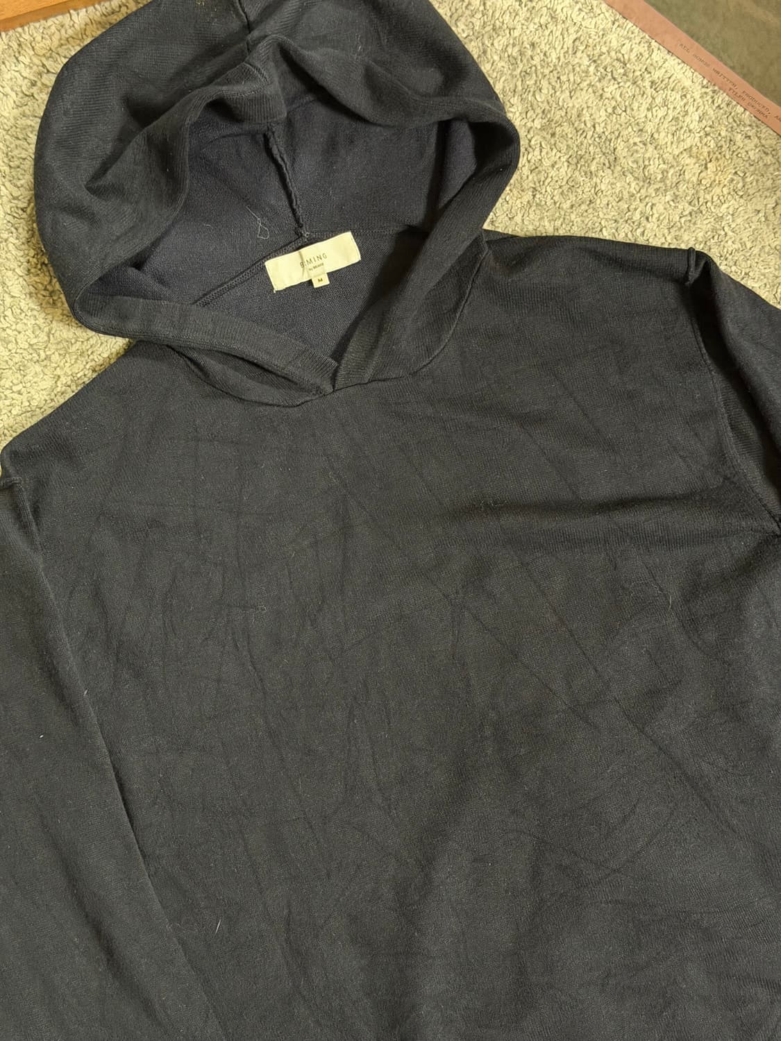 비밍바이빔즈 니트 후드 롱슬리브 상품이미지2