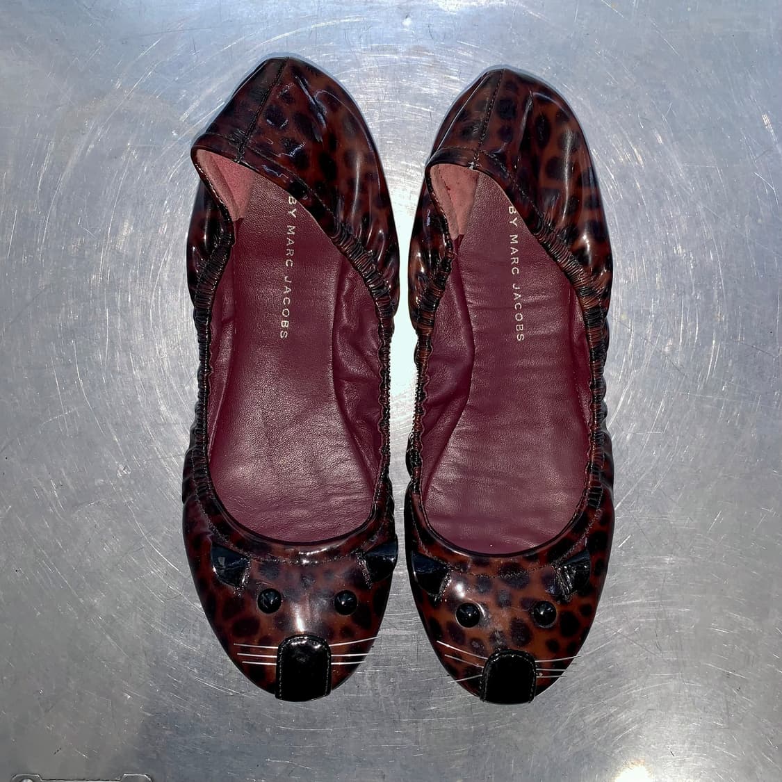 00s 마크 제이콥스 스웨이드 마우스 발레 플랫 상품이미지3