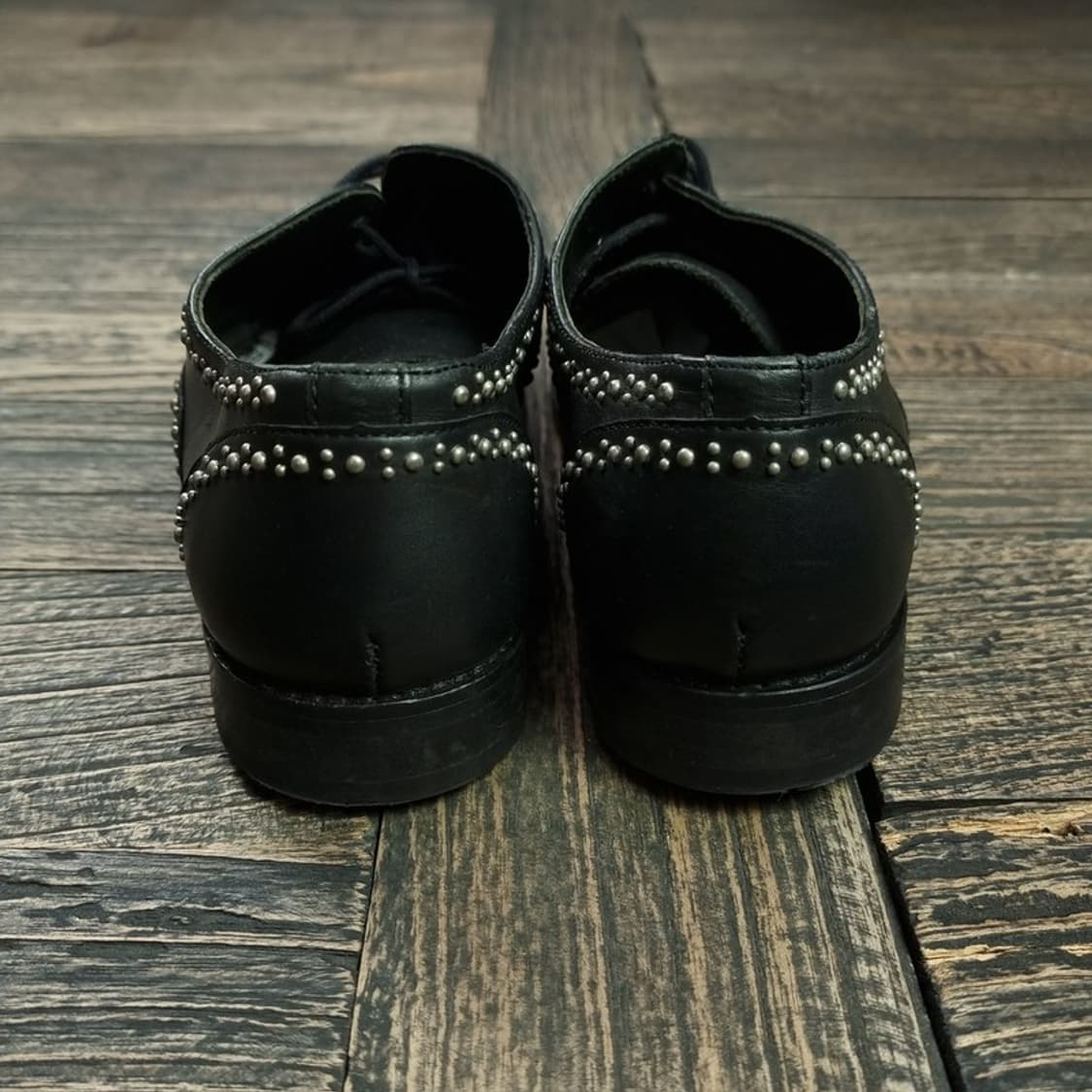 [ZARA] 자라 펑크 윙팁 스터드 더비 슈즈 M16419 상품이미지5