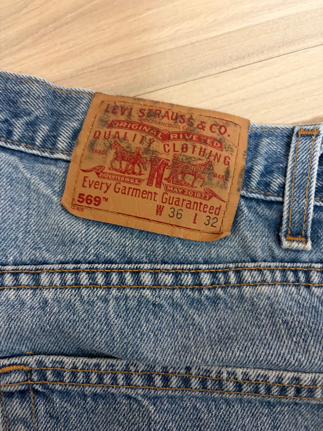 빈티지 00s 리바이스 levis 569 made in usa 상품이미지3