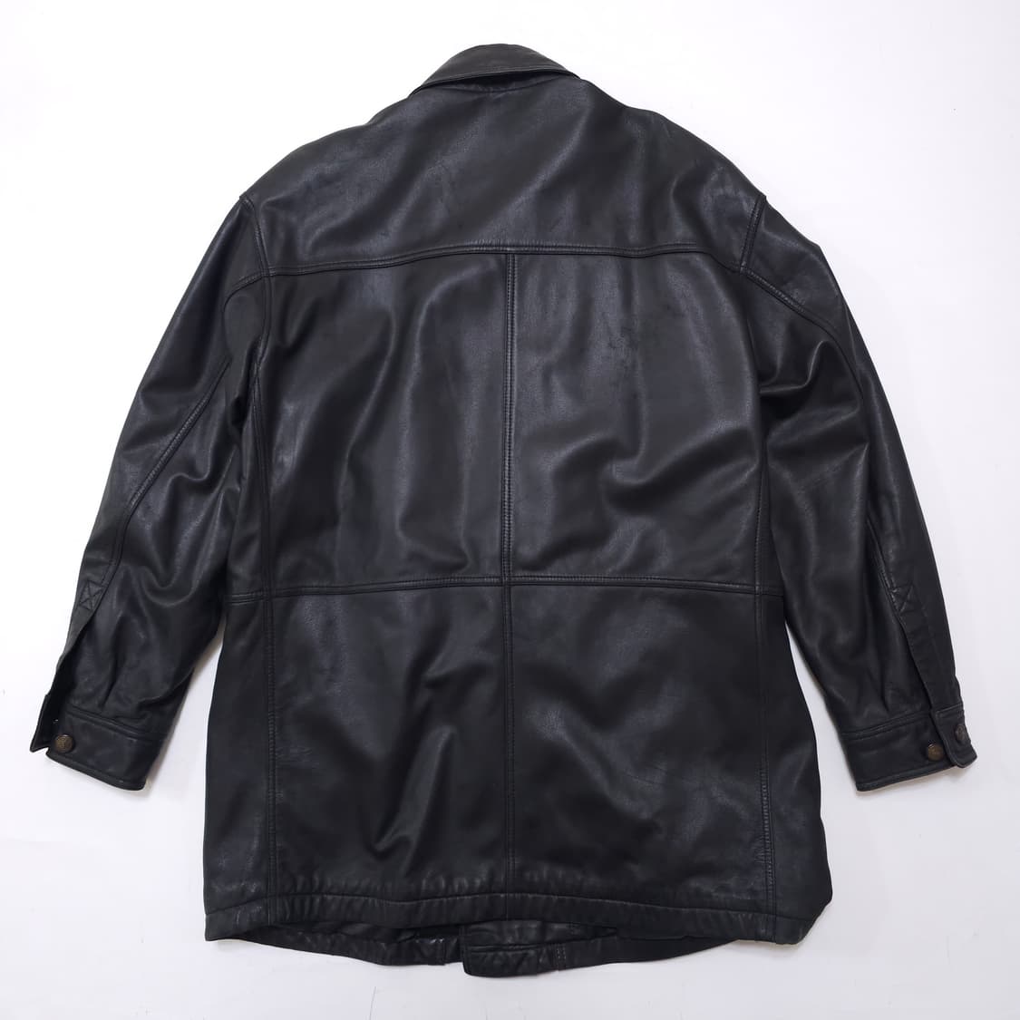 입생로랑 90s 쉽스킨 롱 레더 자켓 상품이미지9