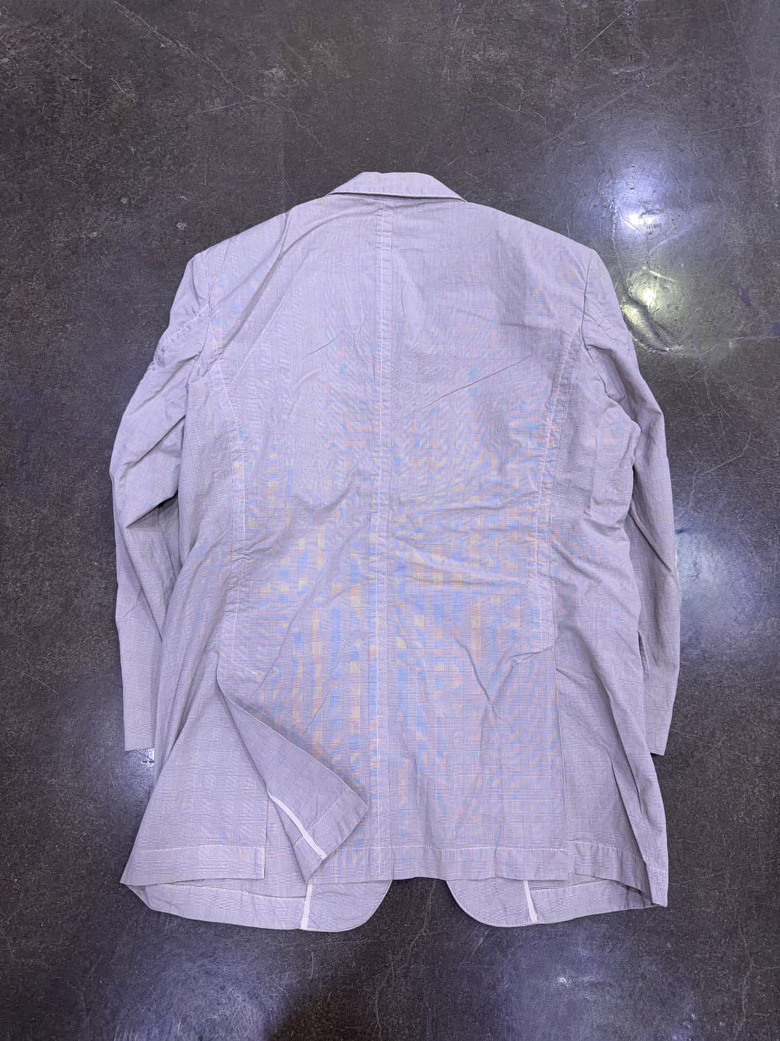 CP 컴퍼니 글렌체크 패턴 투버튼 블레이저 자켓 103 상품이미지2