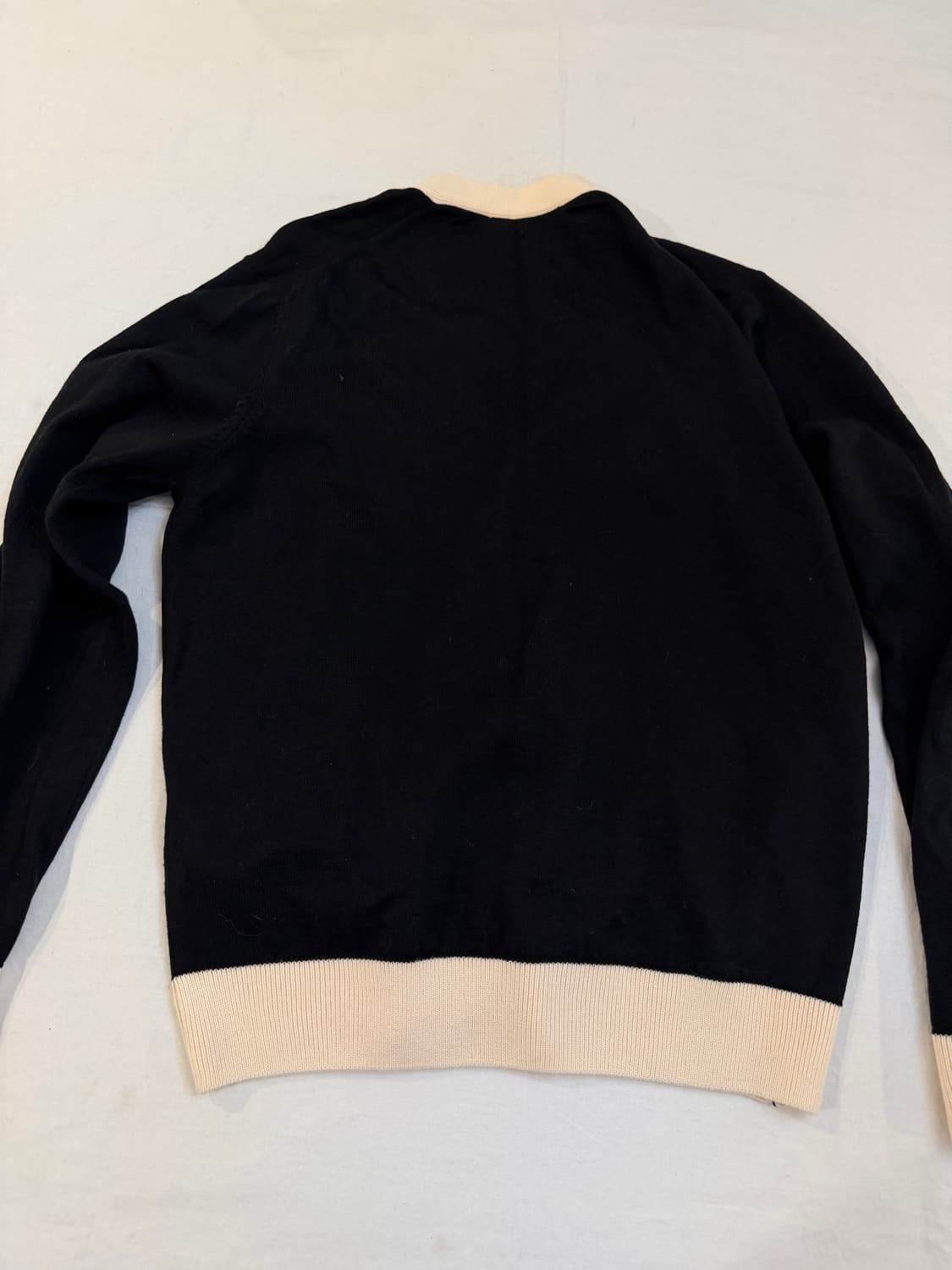 메종키츠네 베이비폭스 울 가디건 블랙 상품이미지4