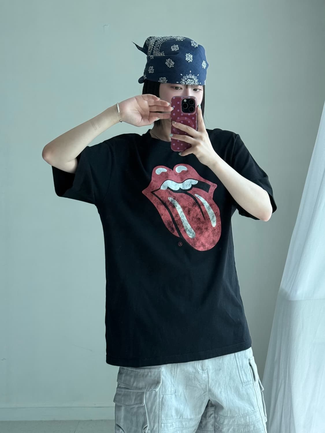 롤링스톤즈 오버핏 티셔츠 상품이미지1