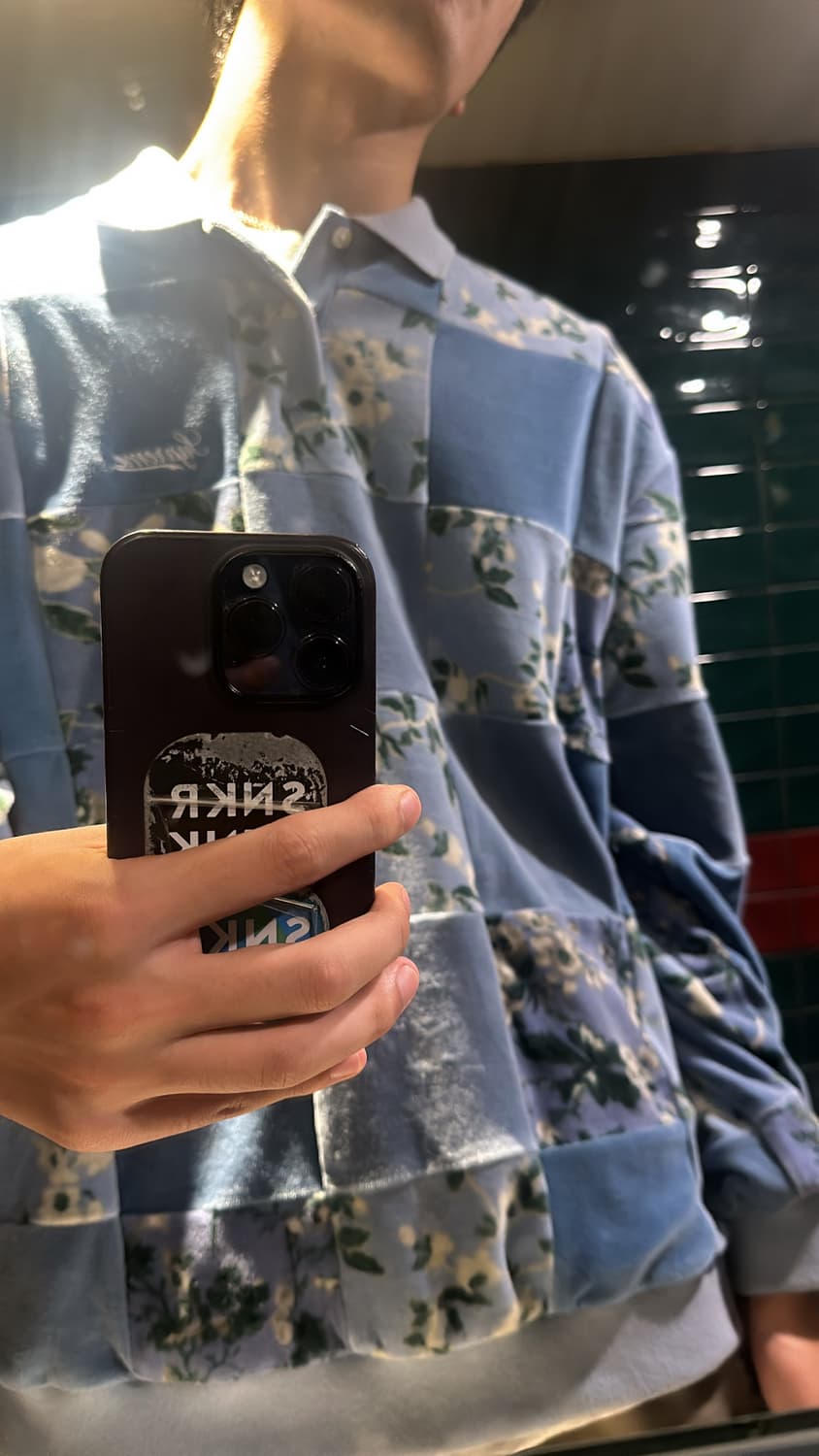 Supreme Floral Patchwork Velour L/S Polo 상품이미지4