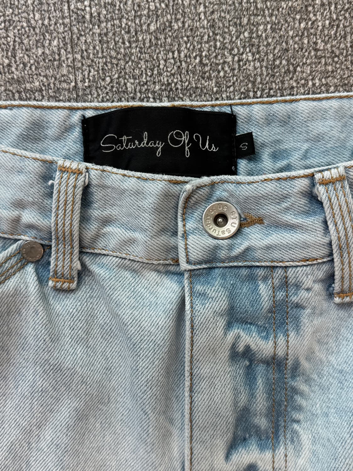 STU 플레어 데님팬츠 S 연청  상품이미지4