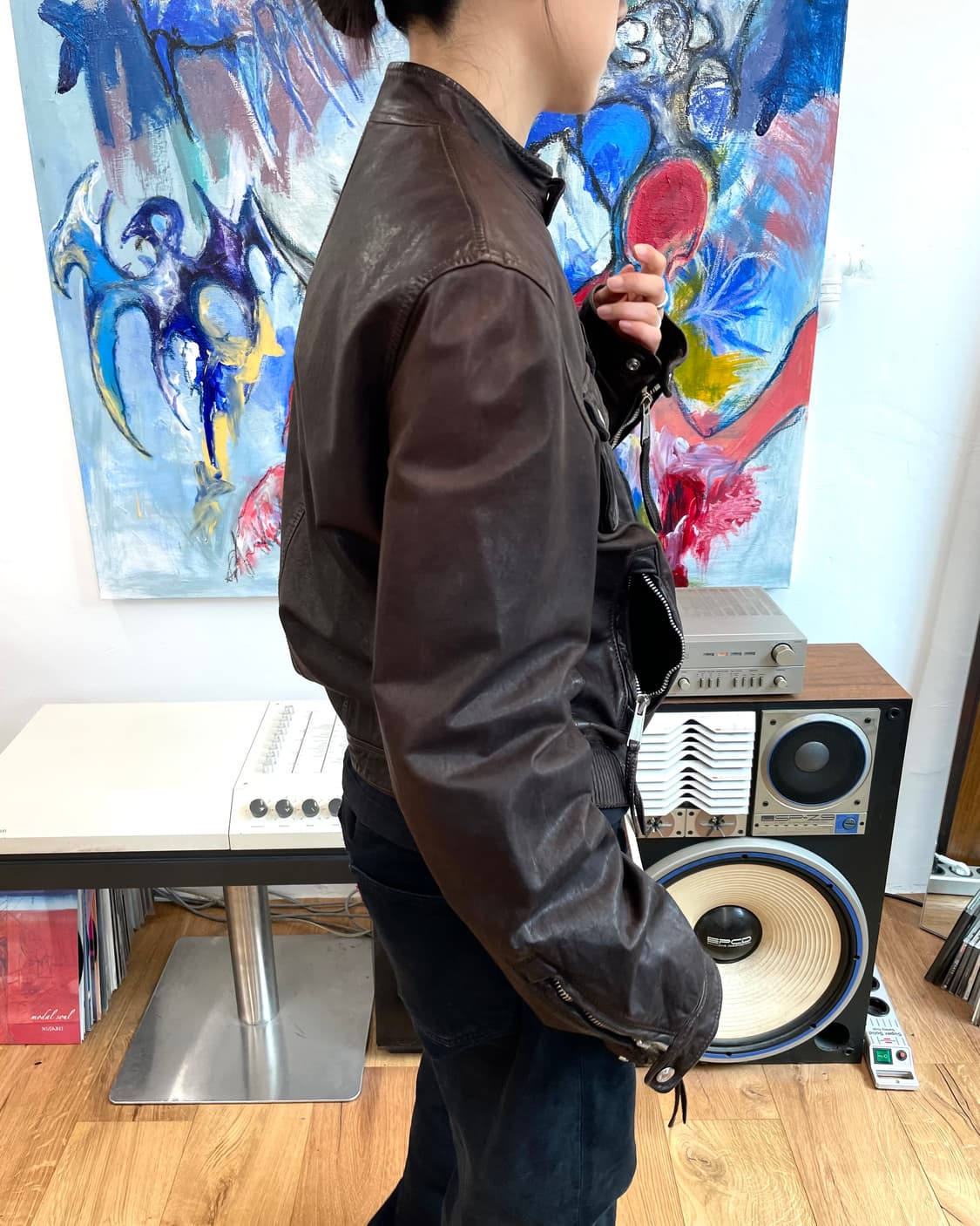 [48] 디스퀘어드 레더 자켓 상품이미지3