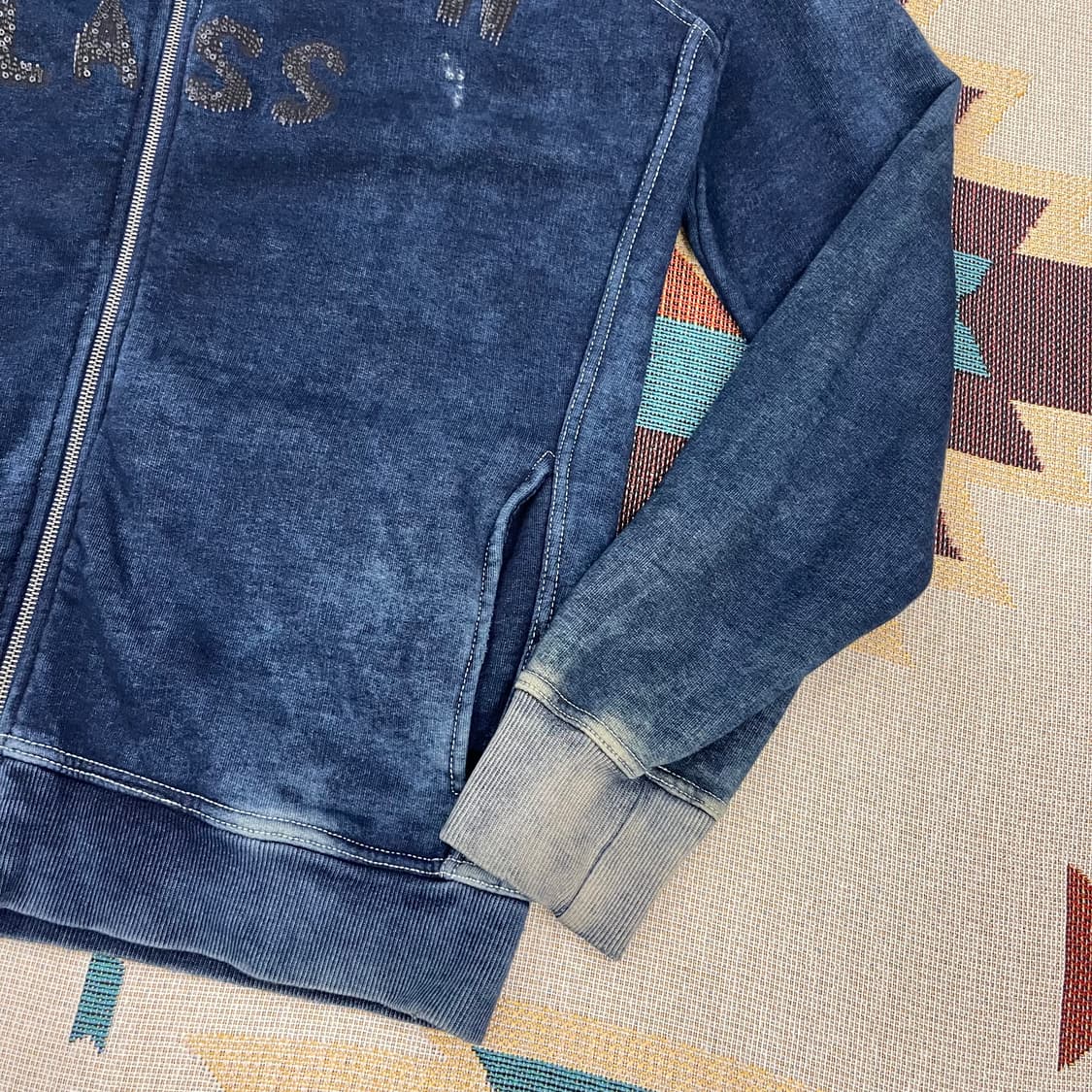 디젤 데미지 집업후드 상품이미지5