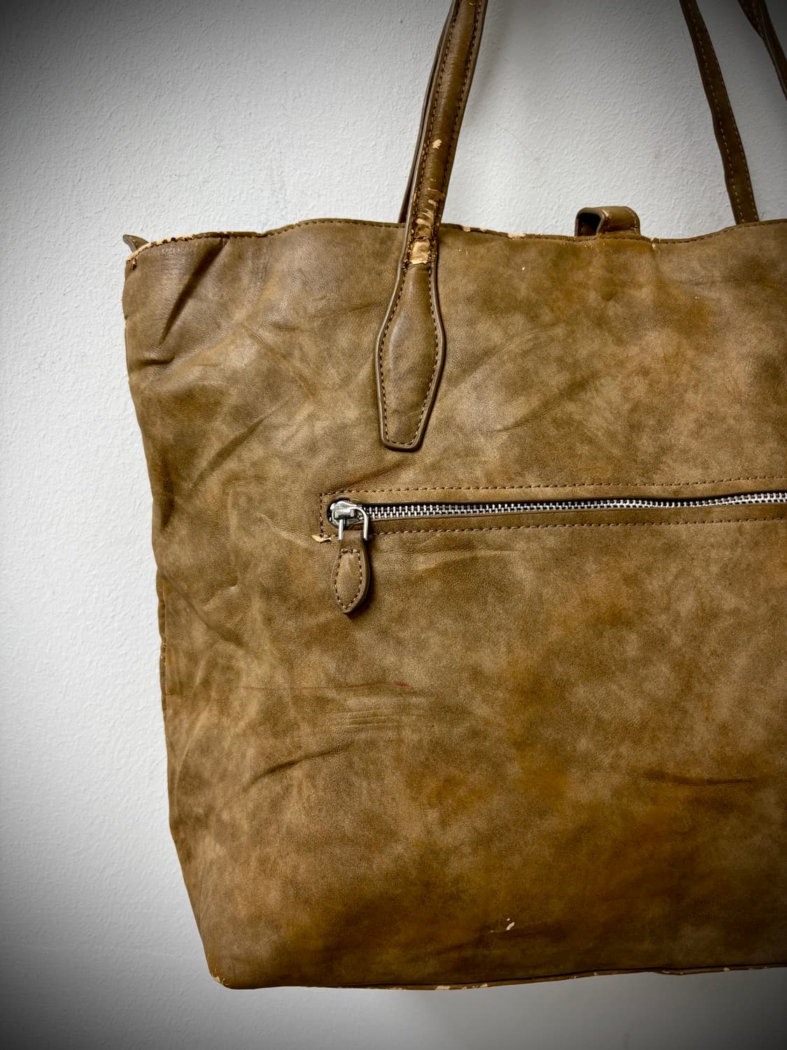 “FUGA” Minimal Brown Leather Bag 상품이미지4