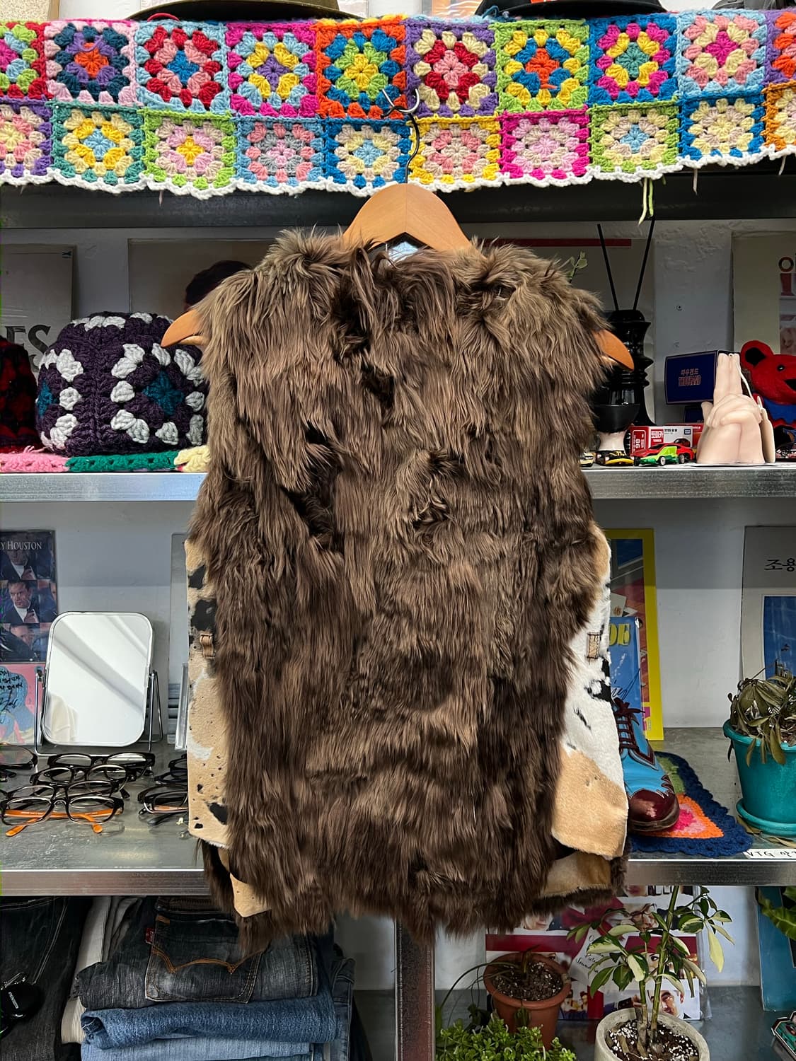 Vintage Alpaca Fur Vest 상품이미지3