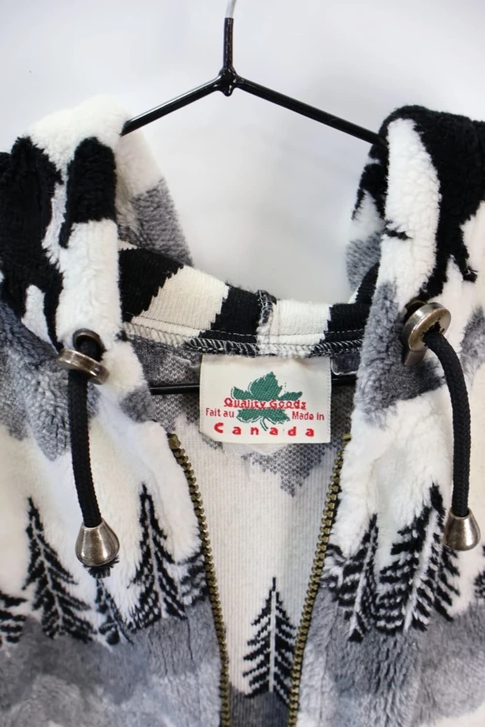 Quality Goods Canada Bear Pattern hoodie 상품이미지6