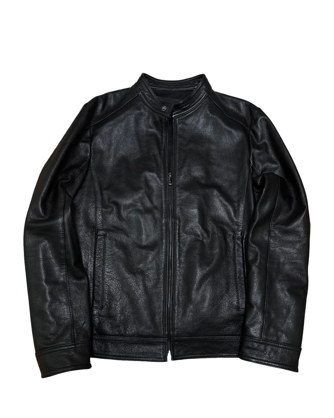 빈티지 양가죽 블랙 라이더 자켓 상품이미지1