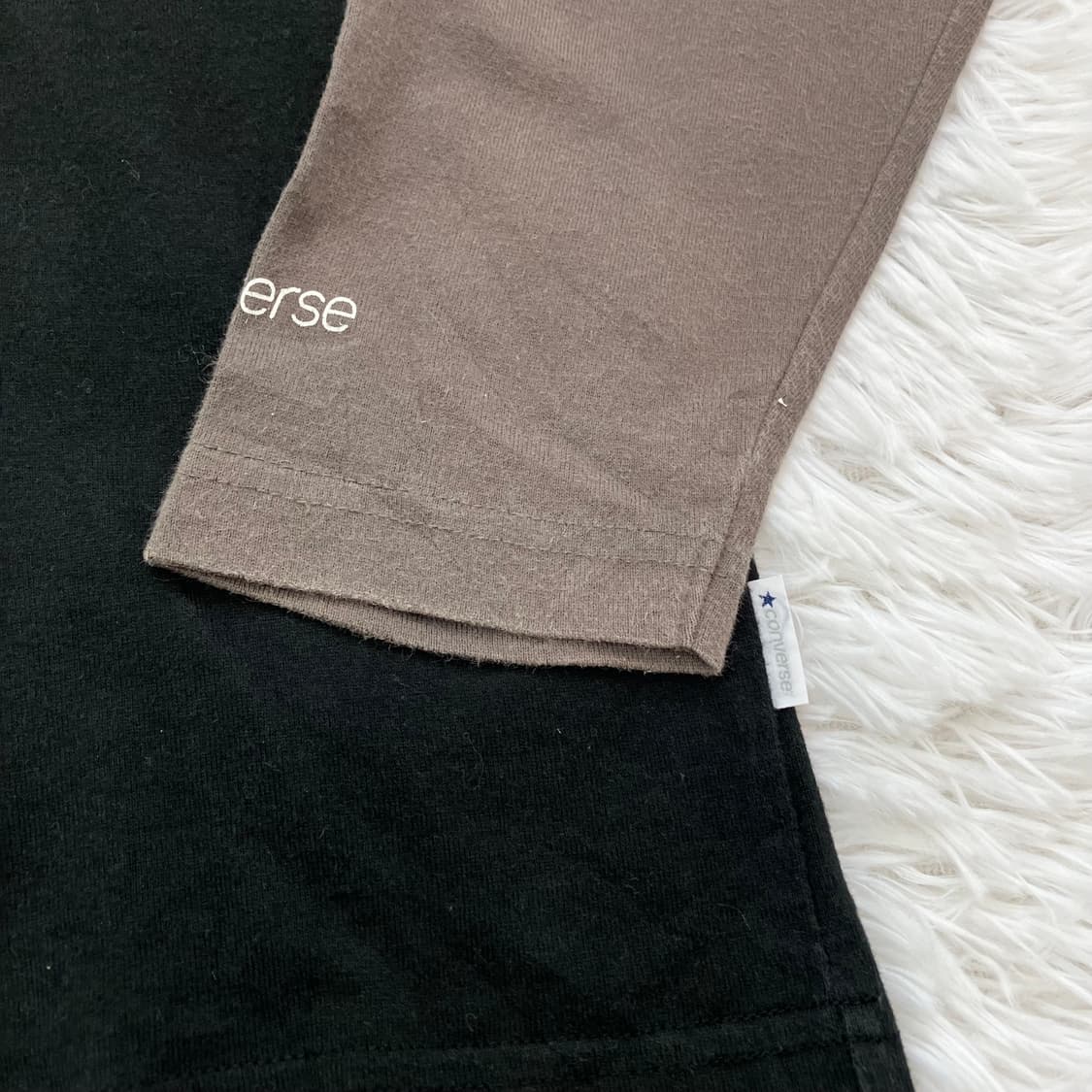 빈티지 컨버스 레이어드 긴팔 755 y2k 스트릿 갸루 펑키 일본빈티지 상품이미지5