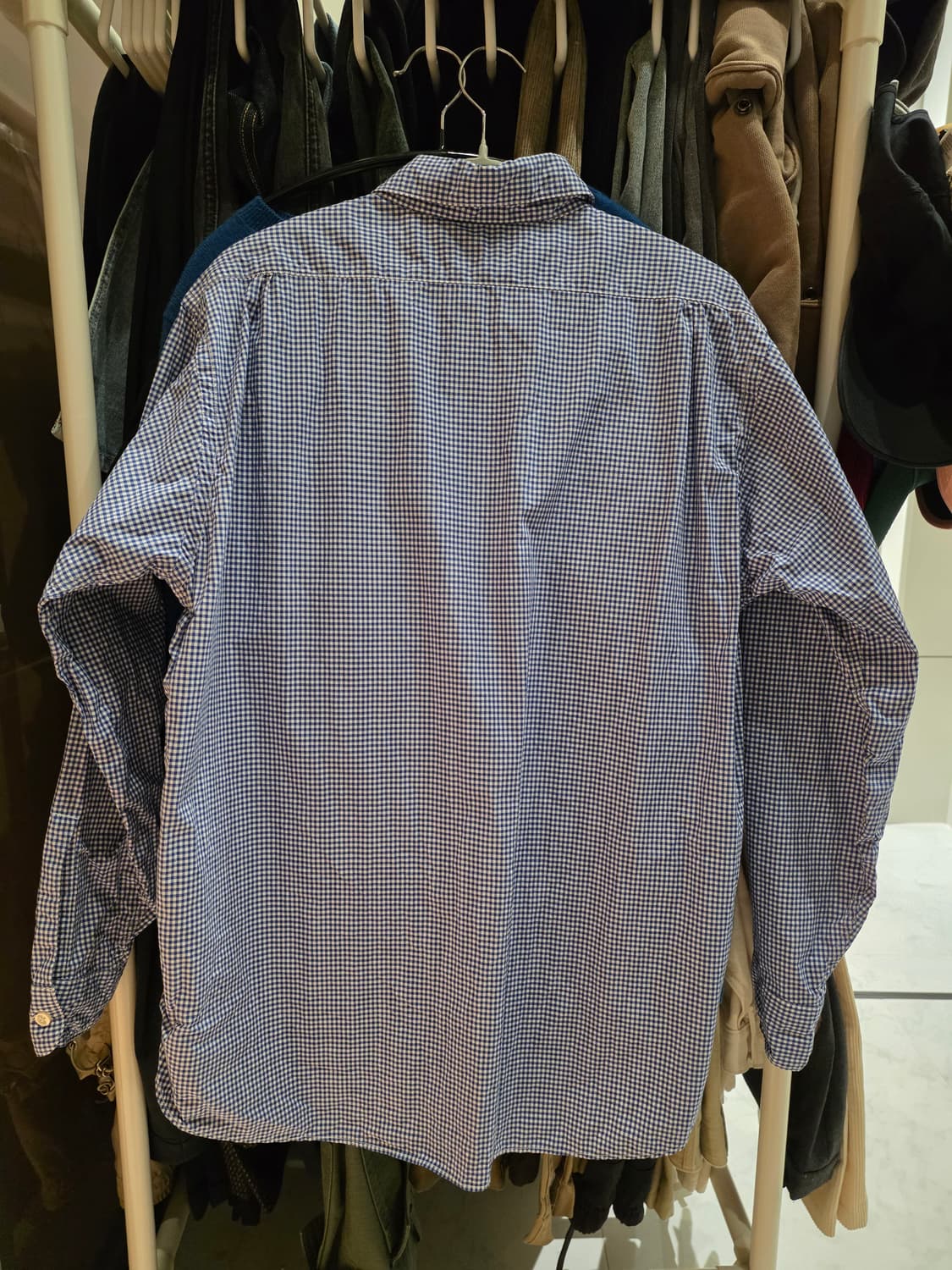시오타 깅엄체크셔츠 4사이즈 판매합니다 상품이미지2