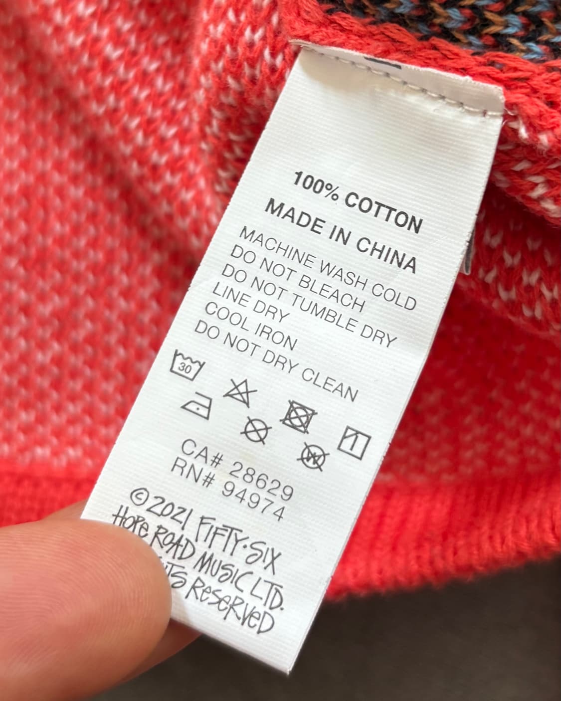 Stussy 스투시 밥 말리 레드 스웨터  상품이미지7